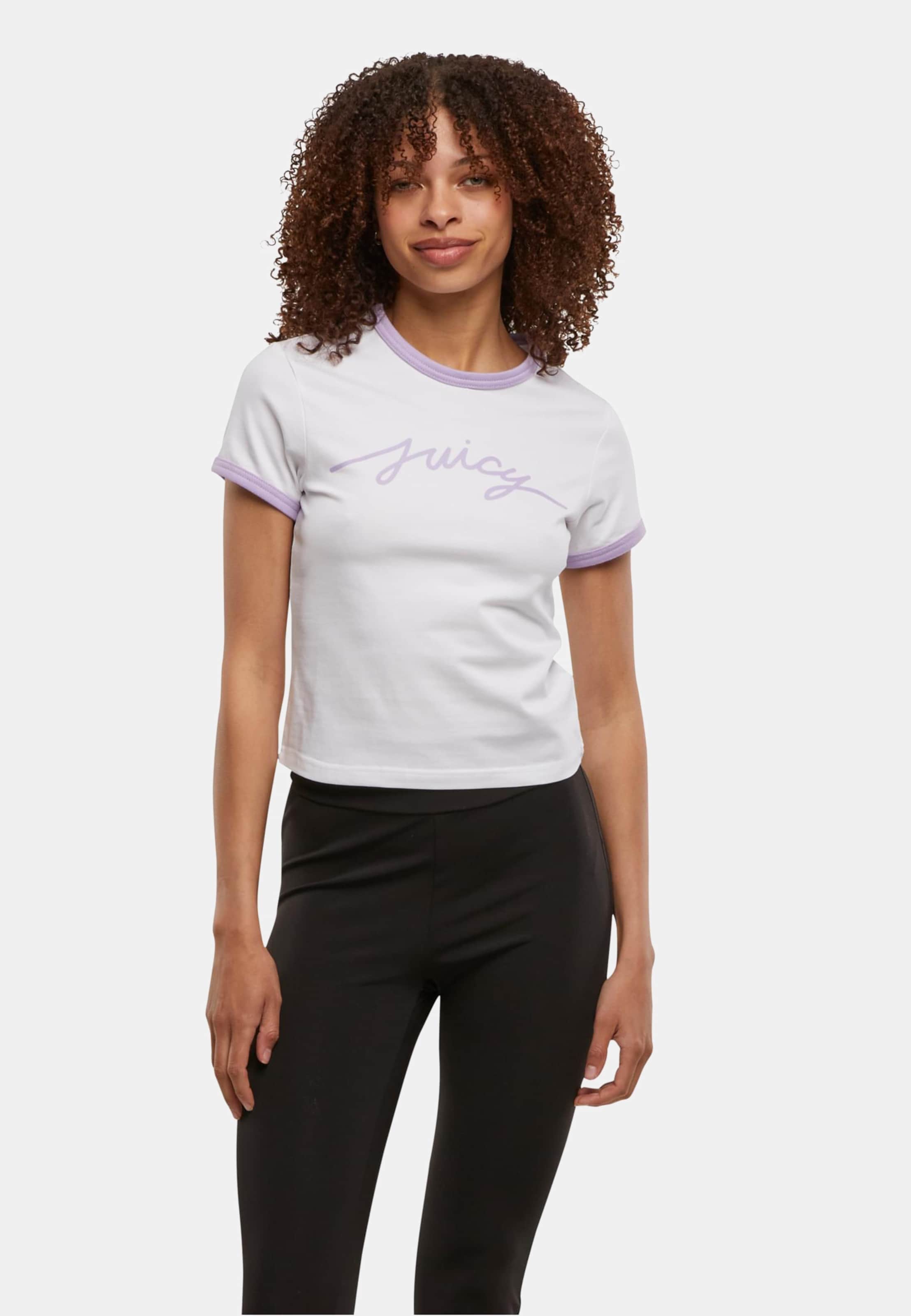 Juicy Couture SCRIPT JUICY RINGER T-SHIRT