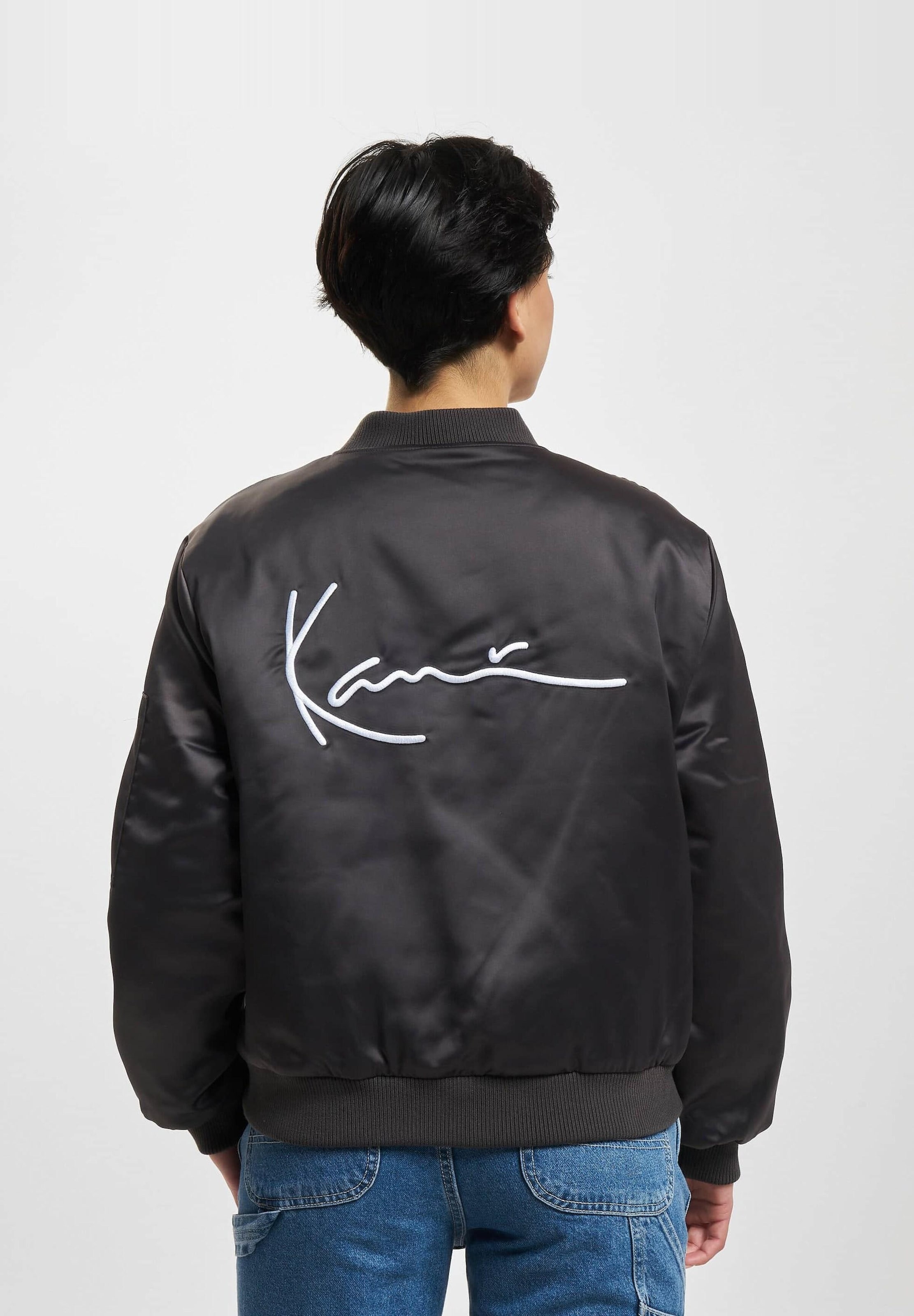 Karl Kani KW223-030-1 KK OG Satin College Jacket