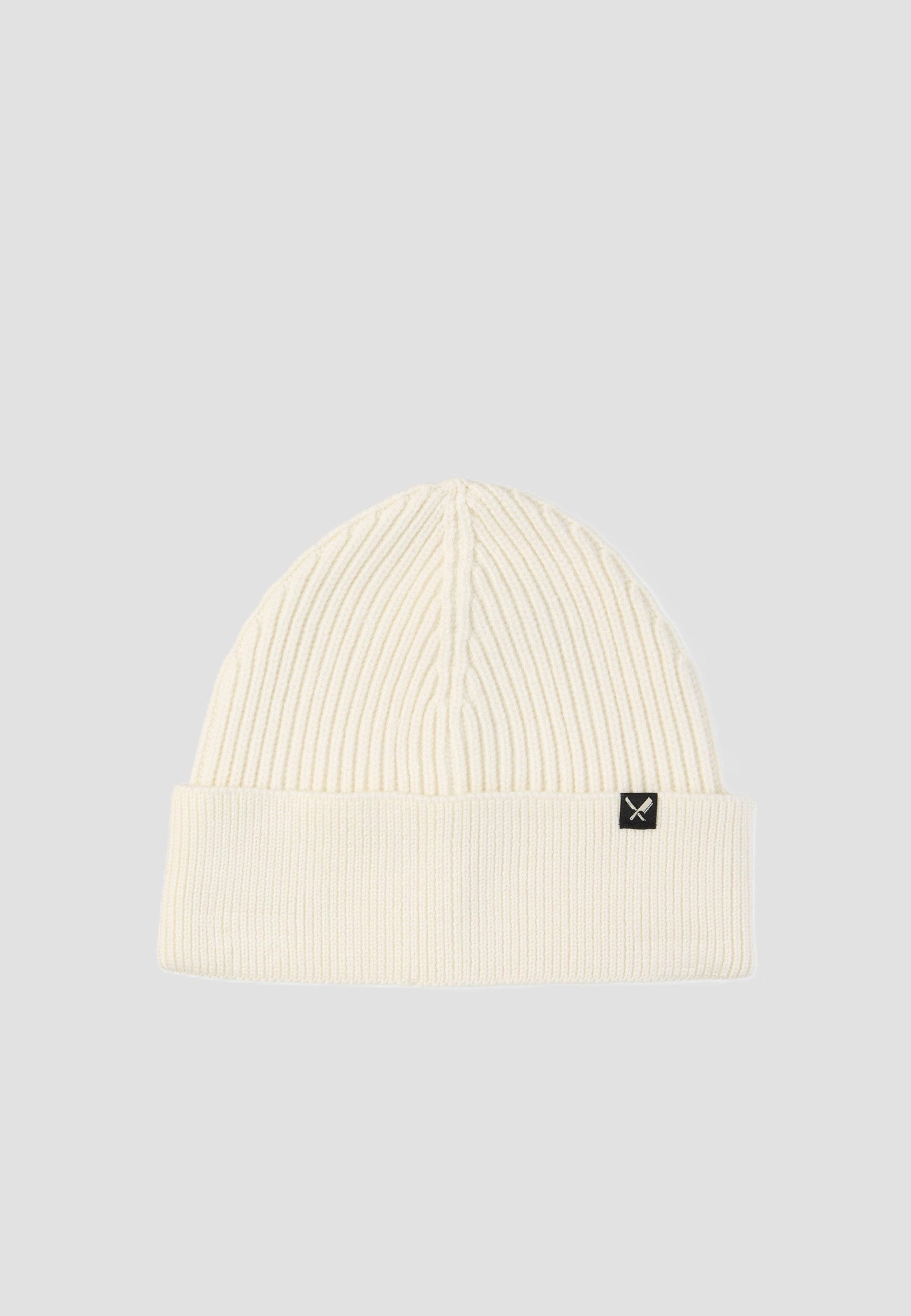 Distorted People Patent Rib Beanie