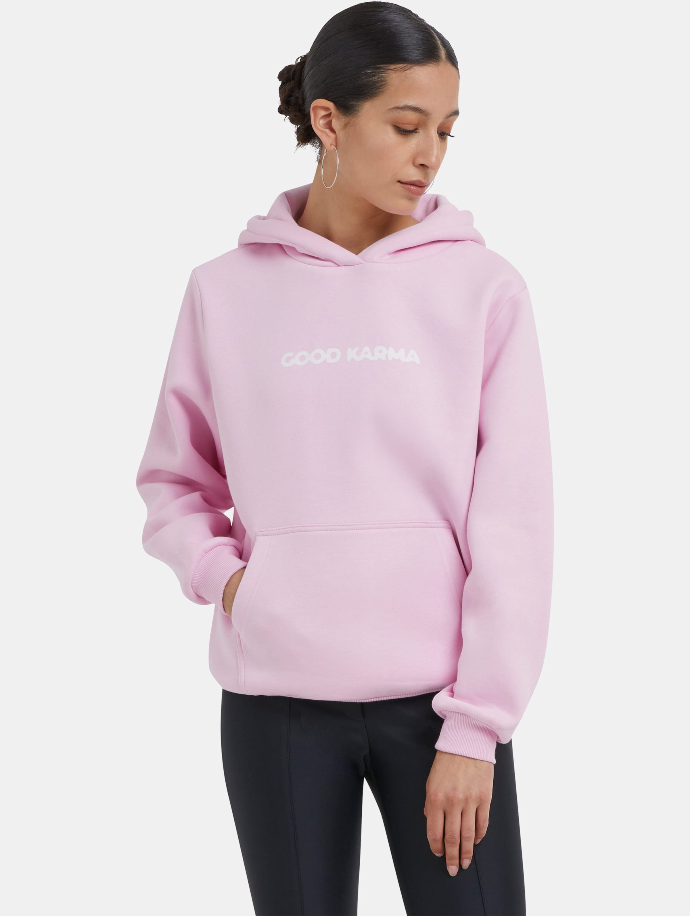 Miss Tee Karma Butterfly Ladies Fluffy Hoody