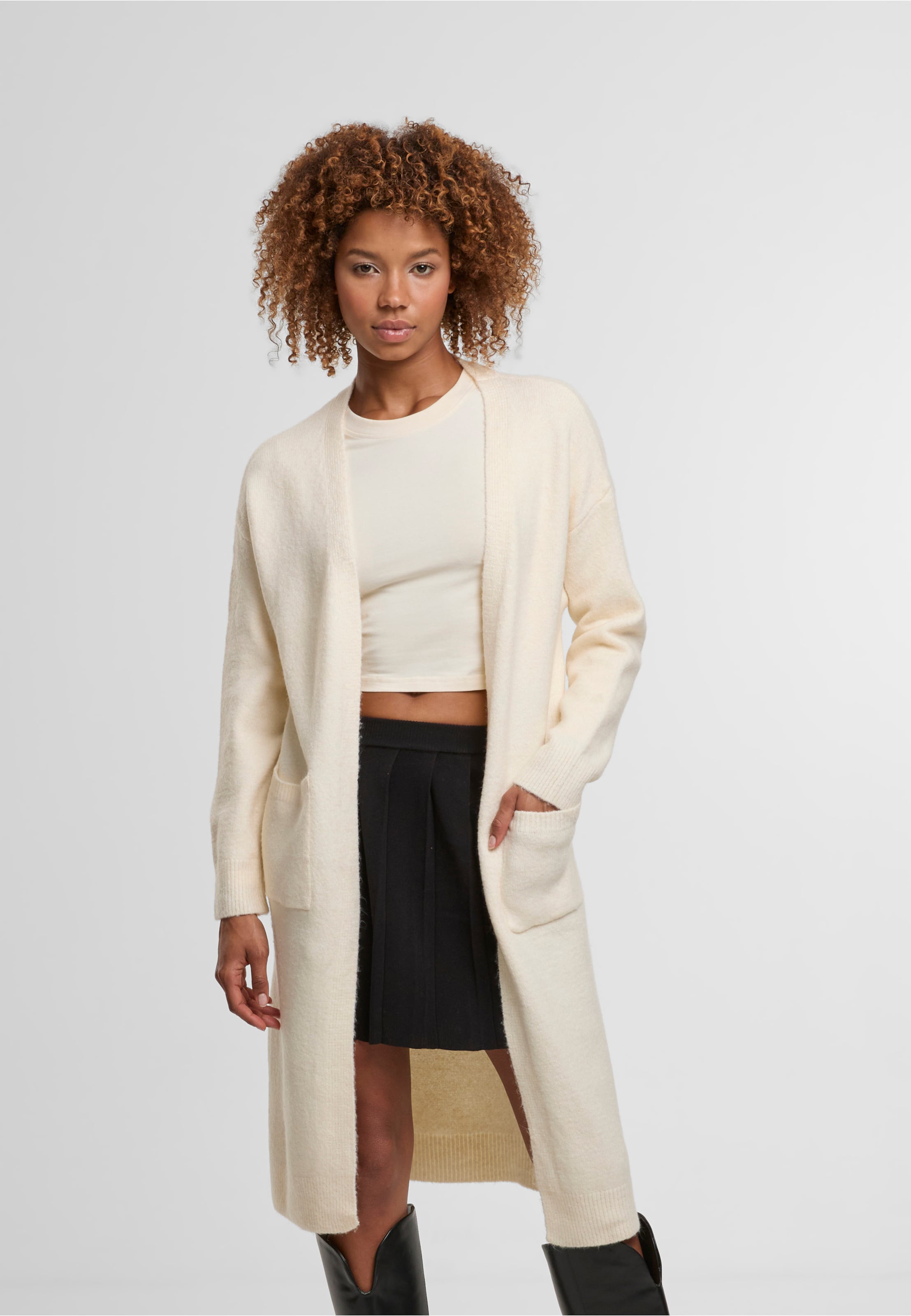 Estelou Soft touch knit long cardigan