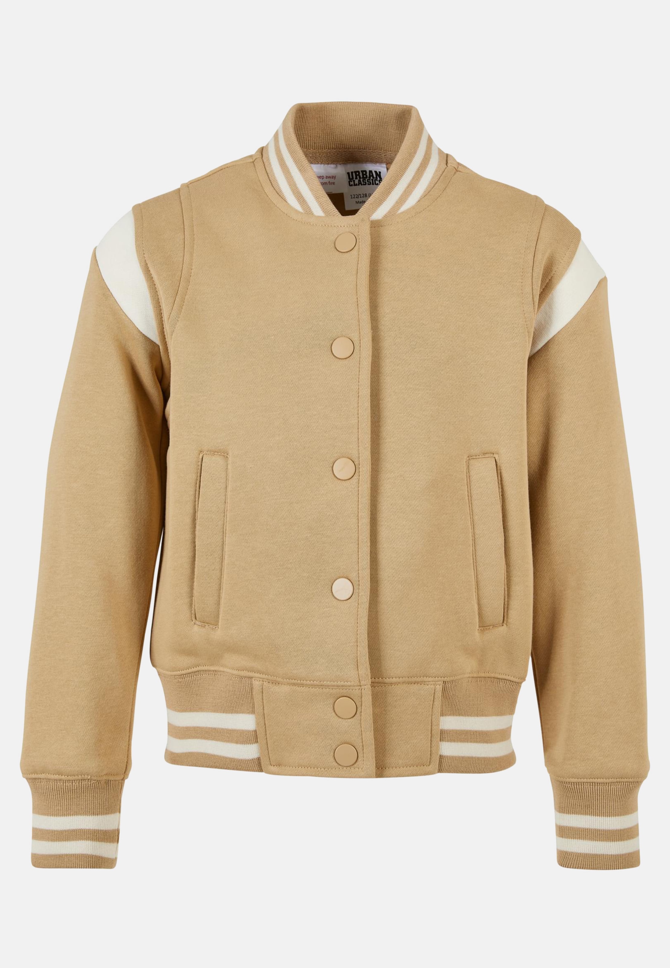 Urban Classics Girls Inset College Sweat Jacket