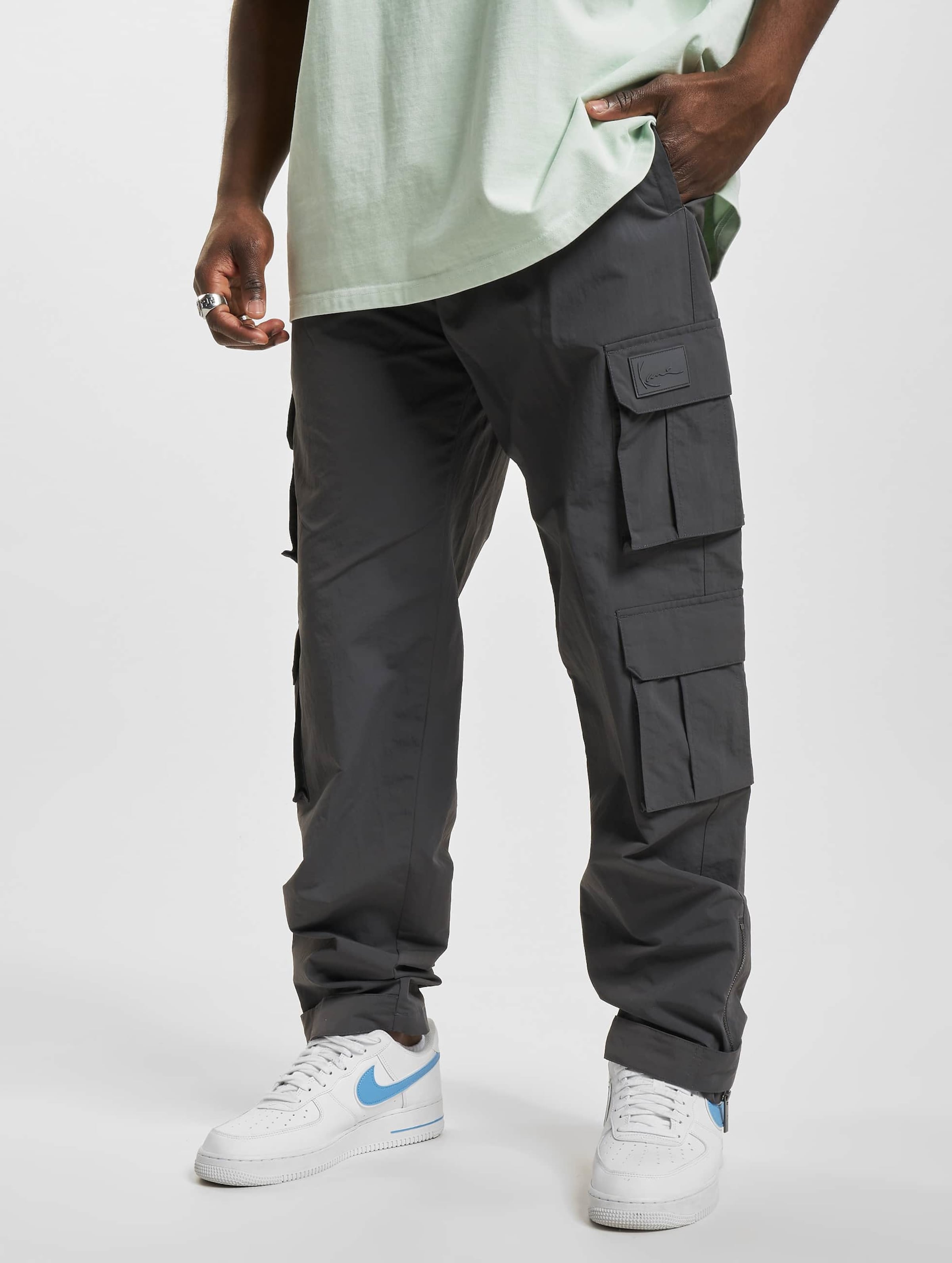 Karl Kani KM232-028-1 KK Rubber Signature Tapered Cargo Pants