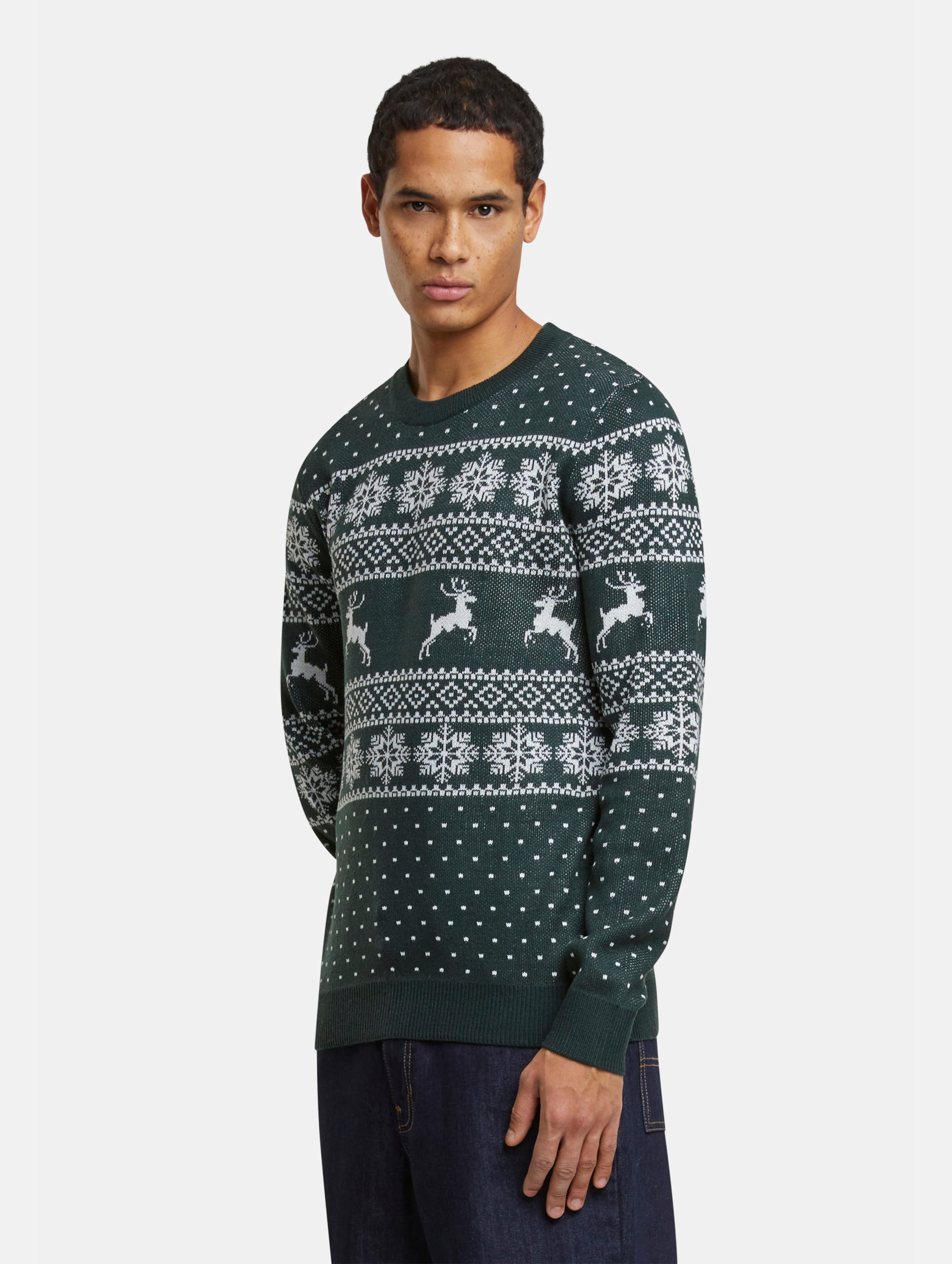 Jack & Jones XMAS Gabriel Knit Crew Neck Pullover