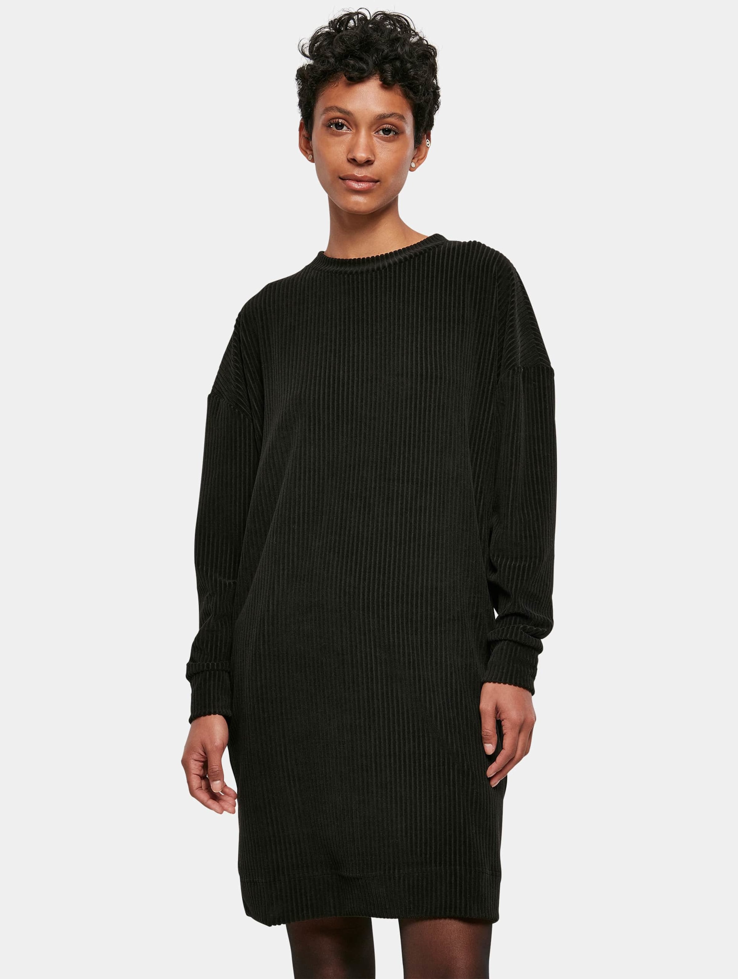 Urban Classics Ladies Velvet Rib Crew Dress