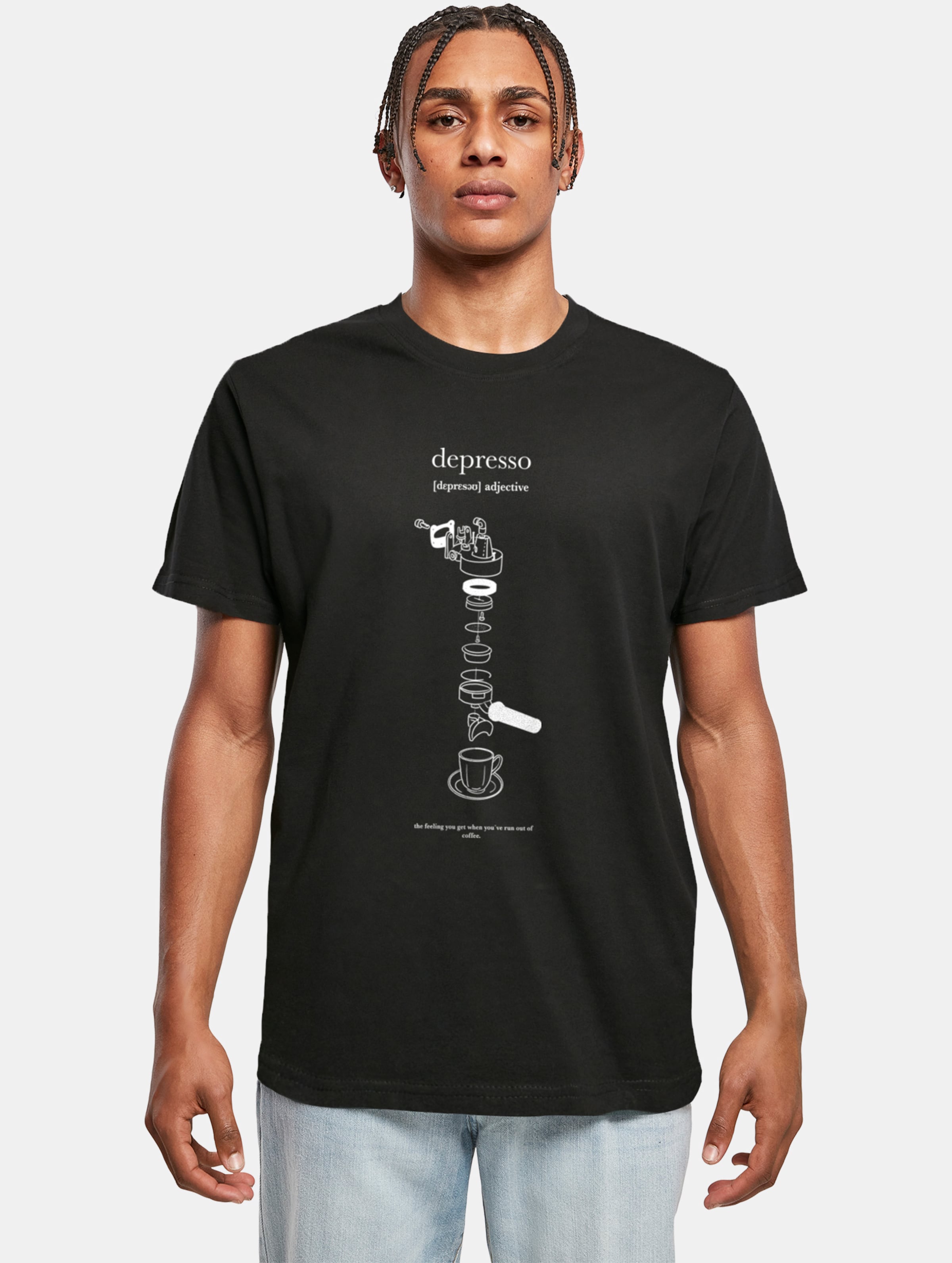 Mister Tee Depresso T-Shirt Round Neck
