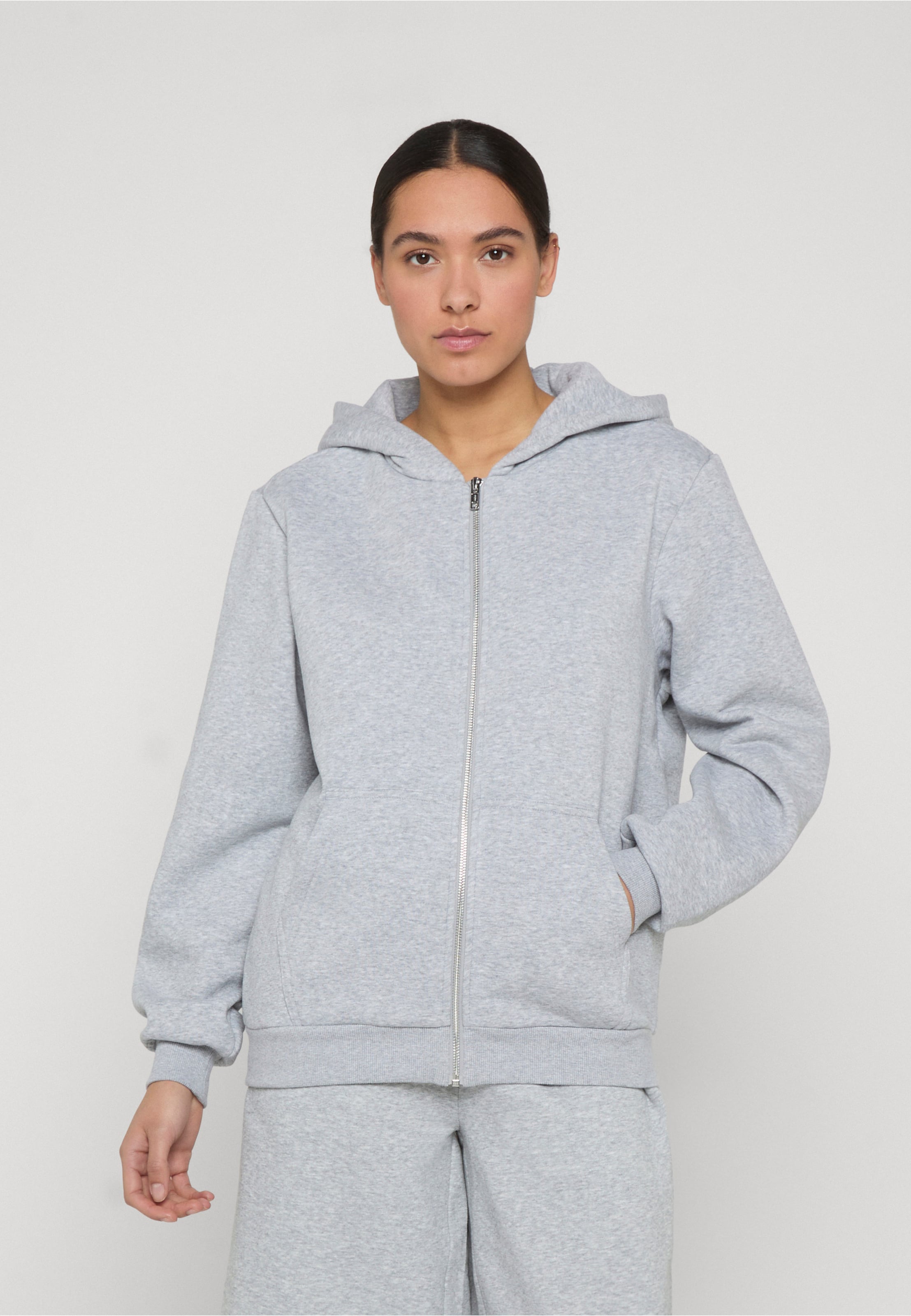 Urban Classics Ladies Fluffy Zip Hoody