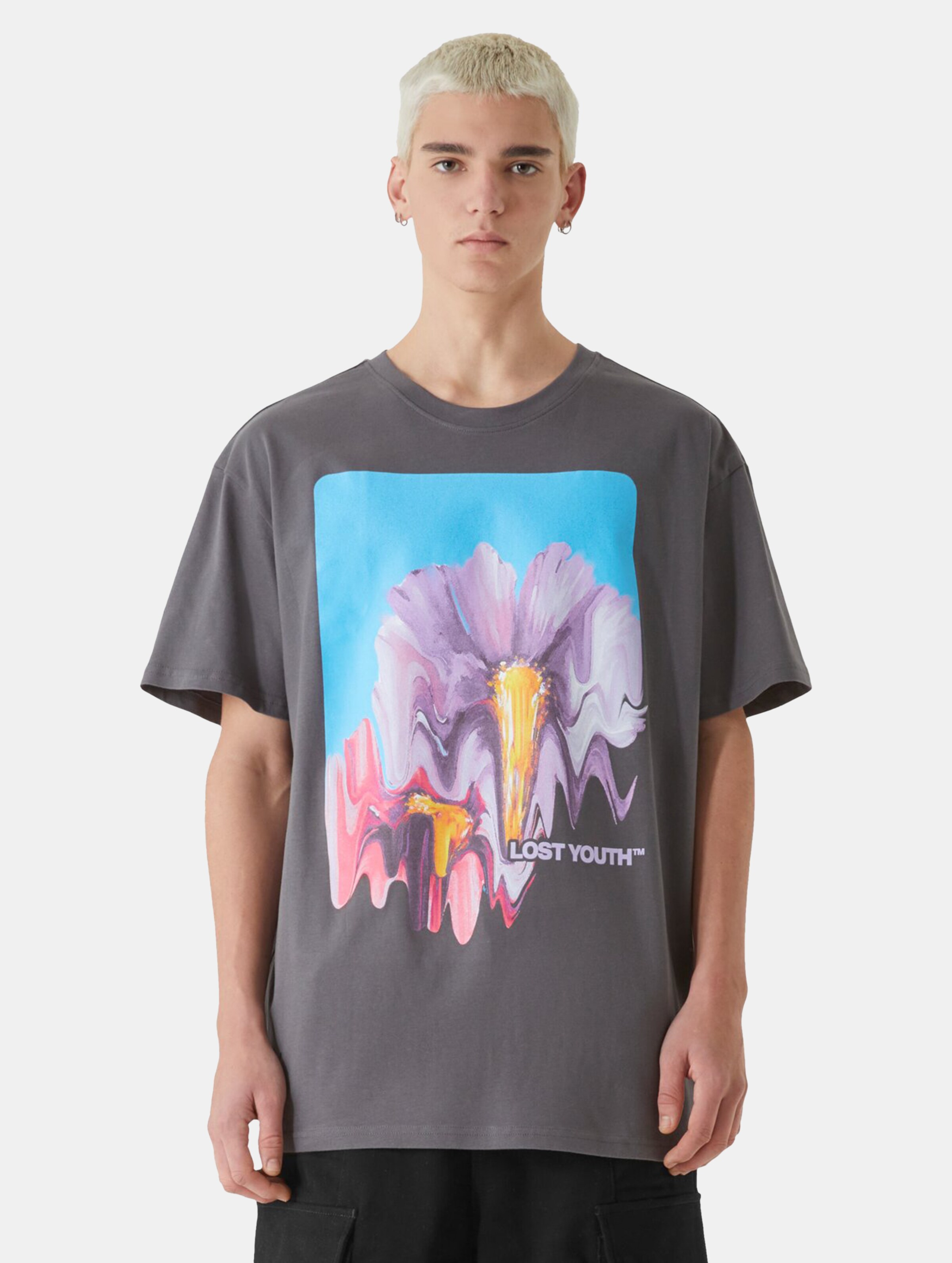 Lost Youth Blurred Flowers T-Shirt