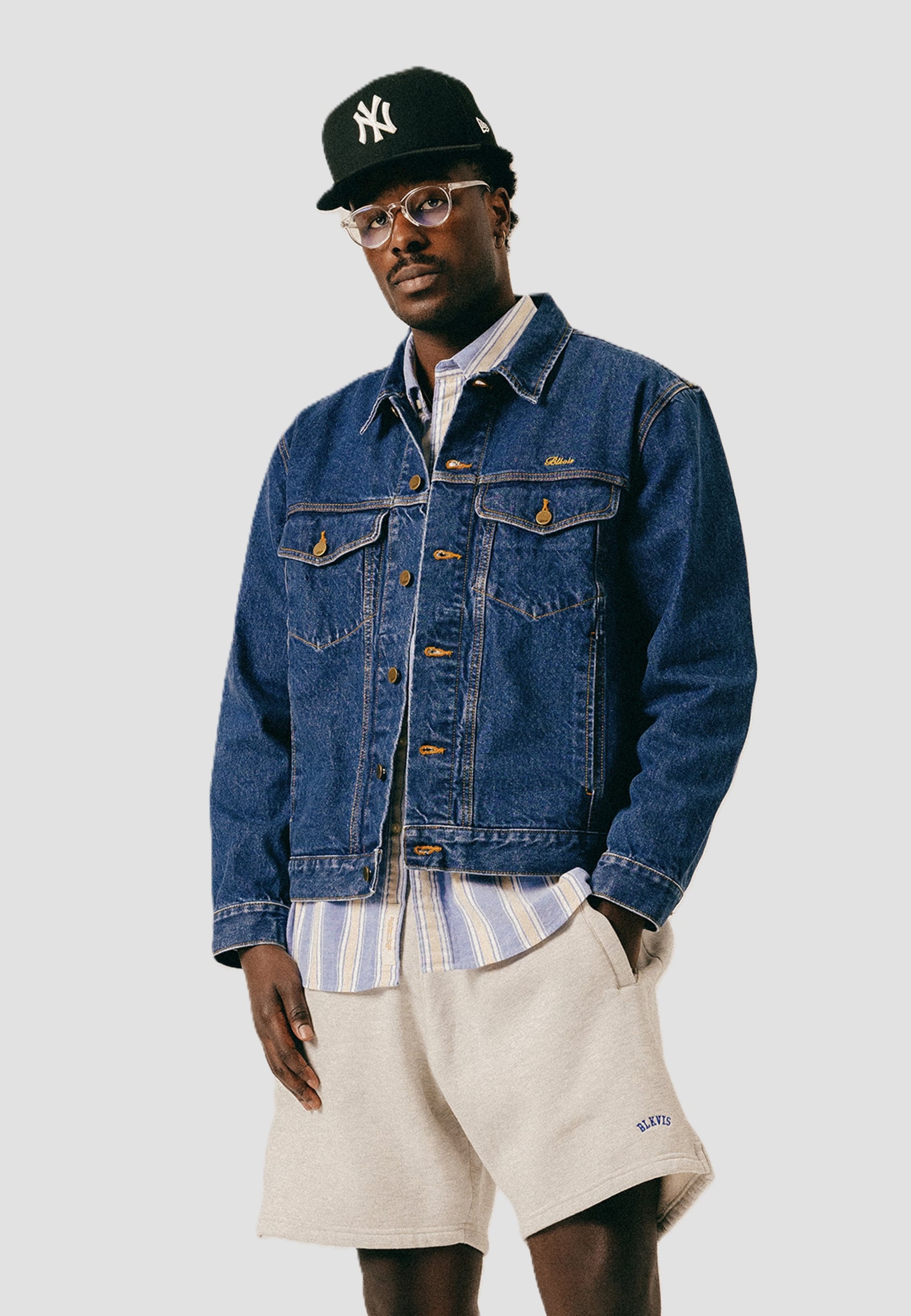 BLKVIS Script Denim Jacket