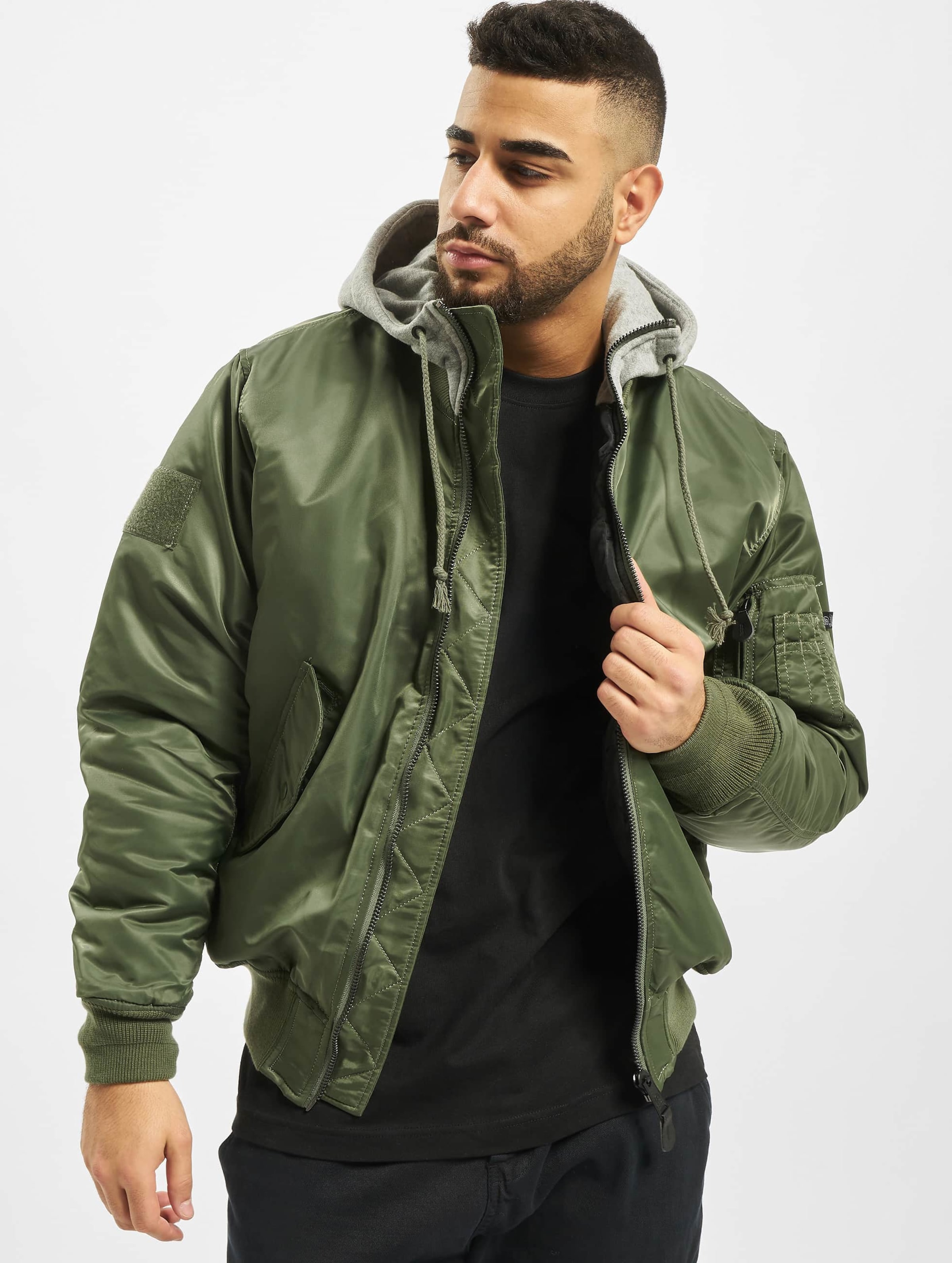 Brandit Hooded MA1 Bomber Jacket