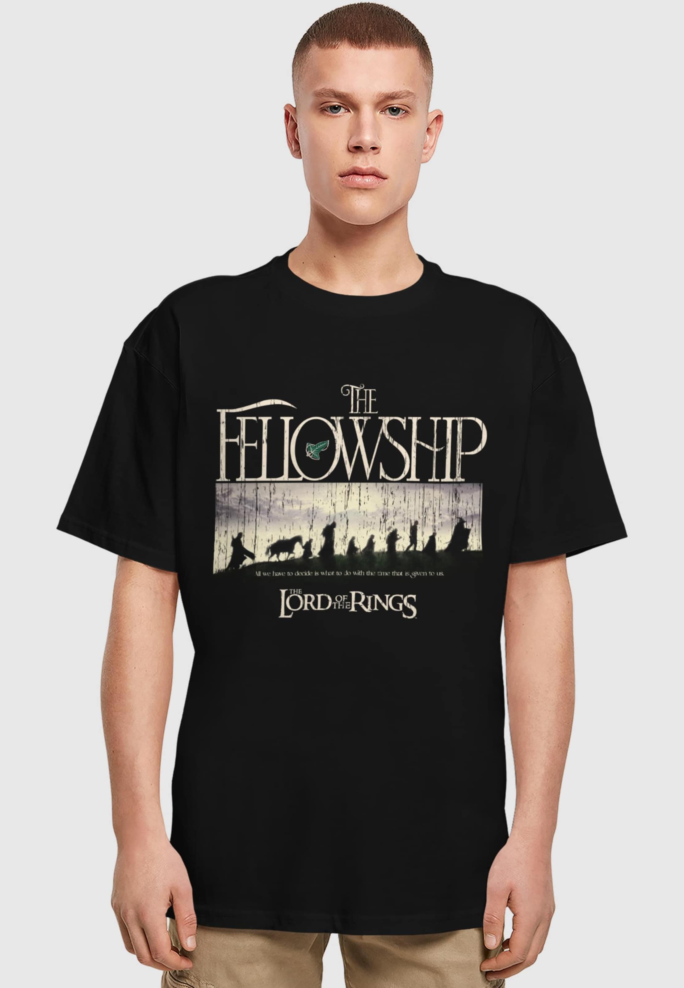 Merchcode Lord of the Rings - Fellowship Heavy Oversize Tee