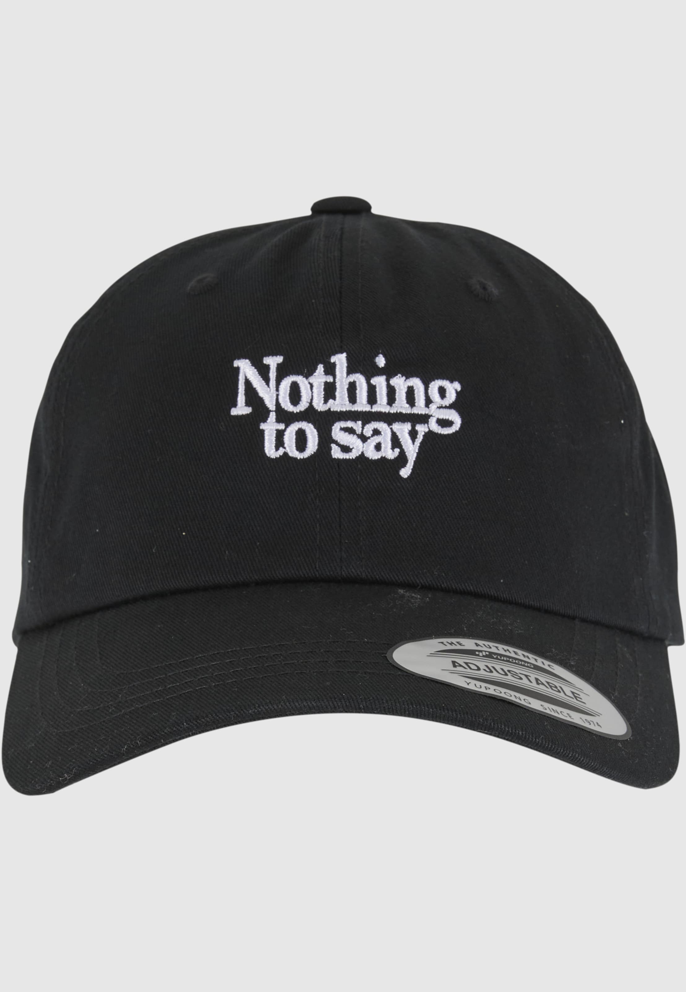 Mister Tee Nothing To Say Wooly Combed Cap