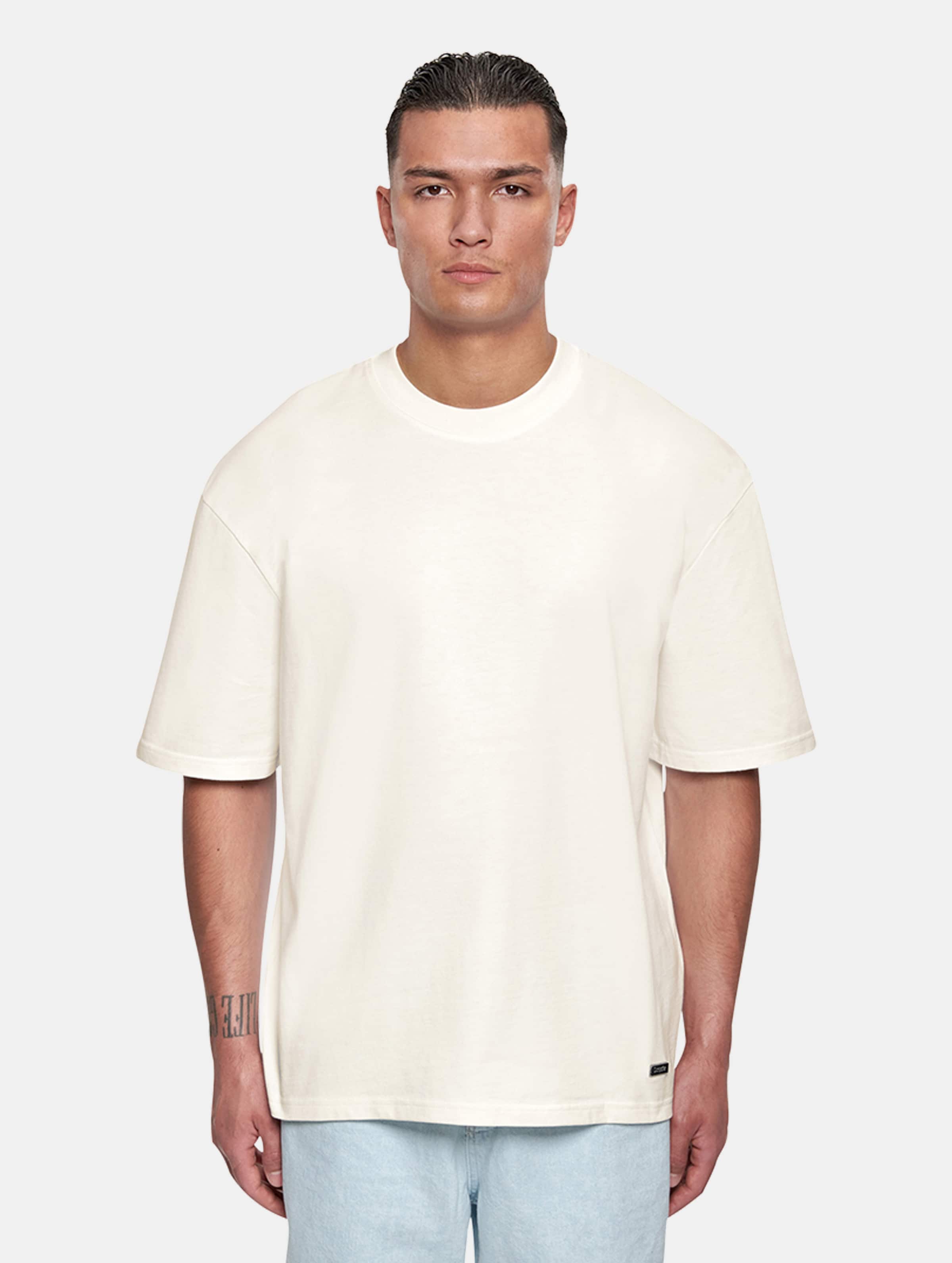 Dropsize Heavy Oversize Metal Patch Basic T-Shirt