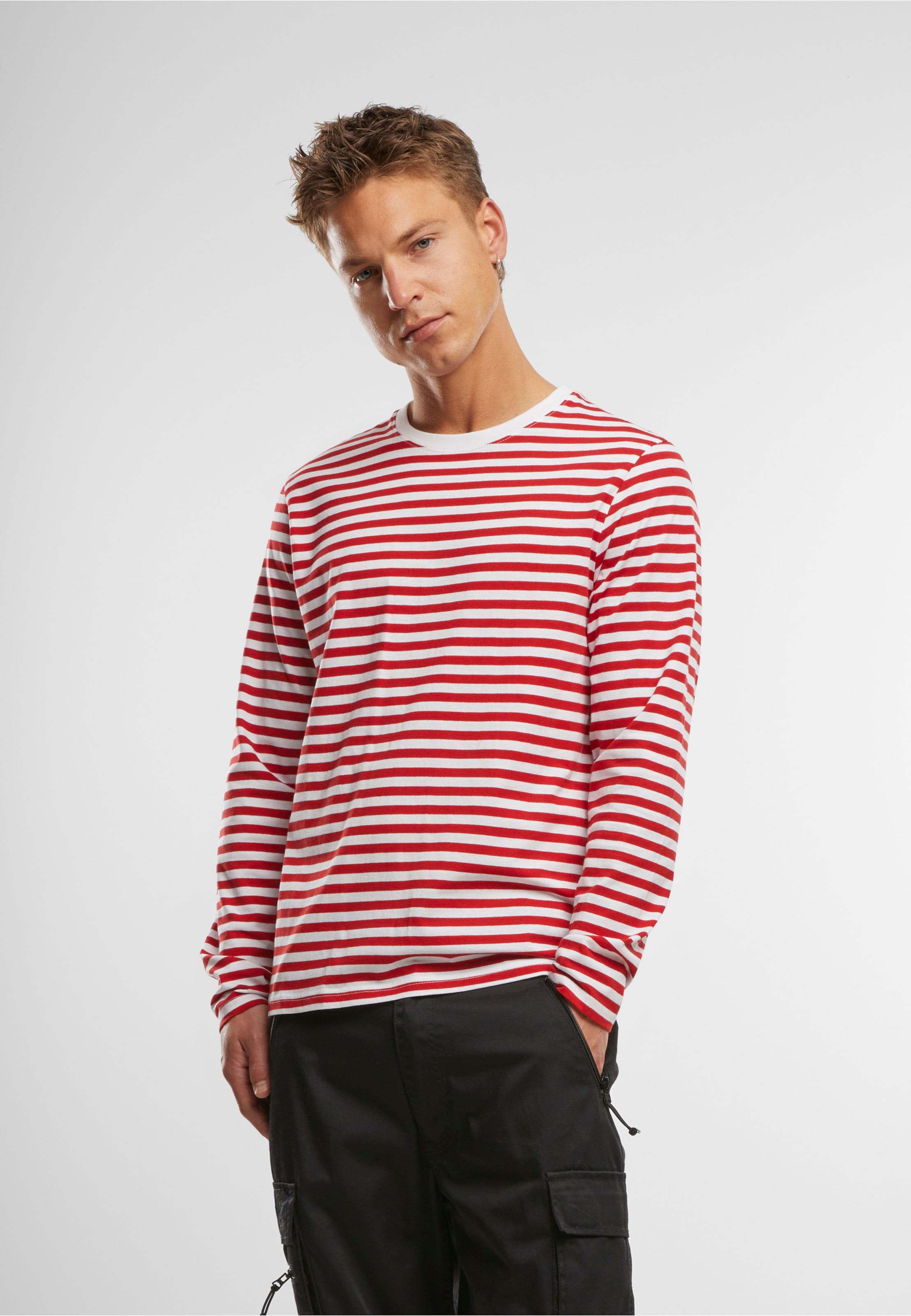 Brandit Jerseyshirt Stripe longsleeve