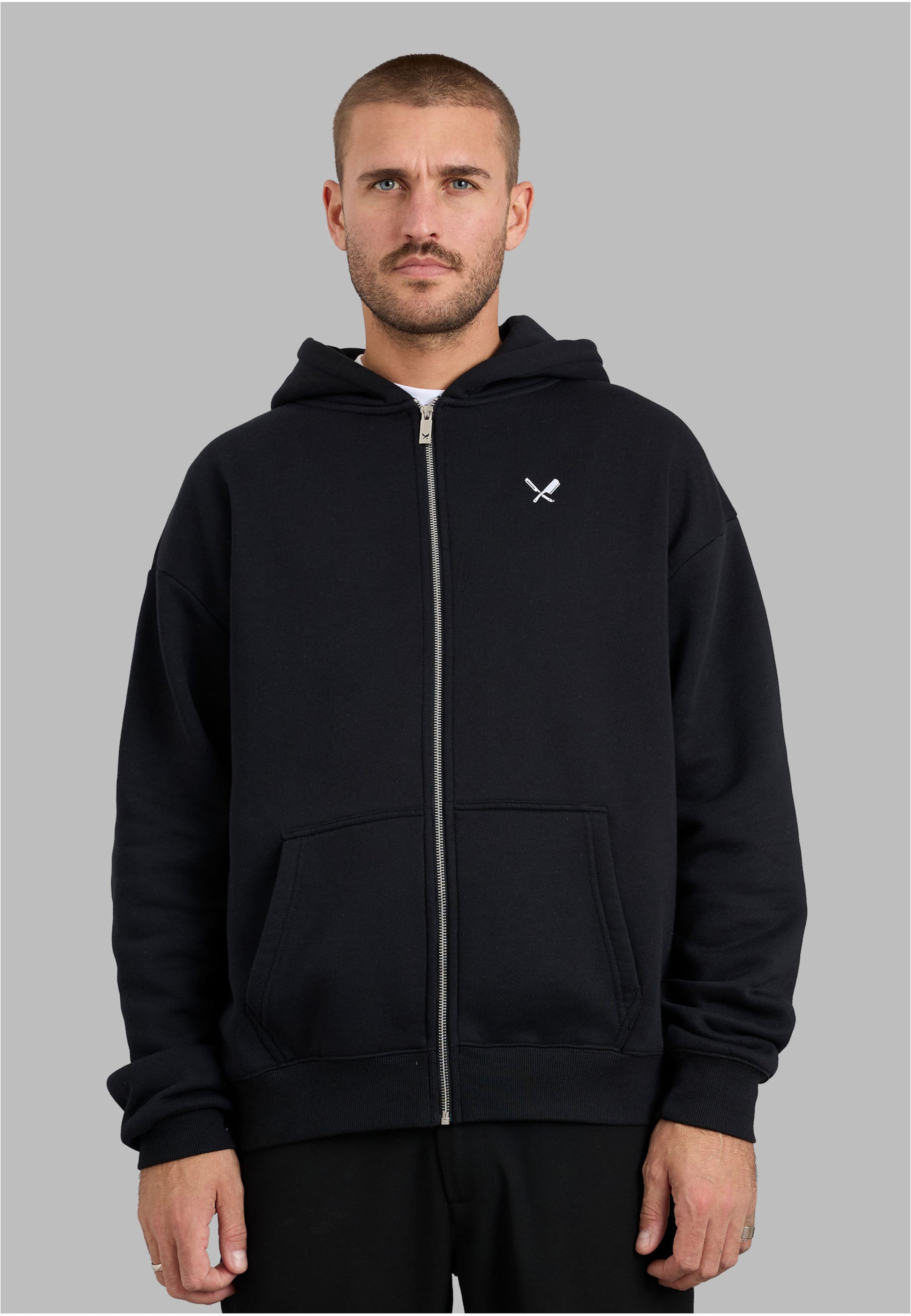 Distorted People Classic Oversized Zip Jacket