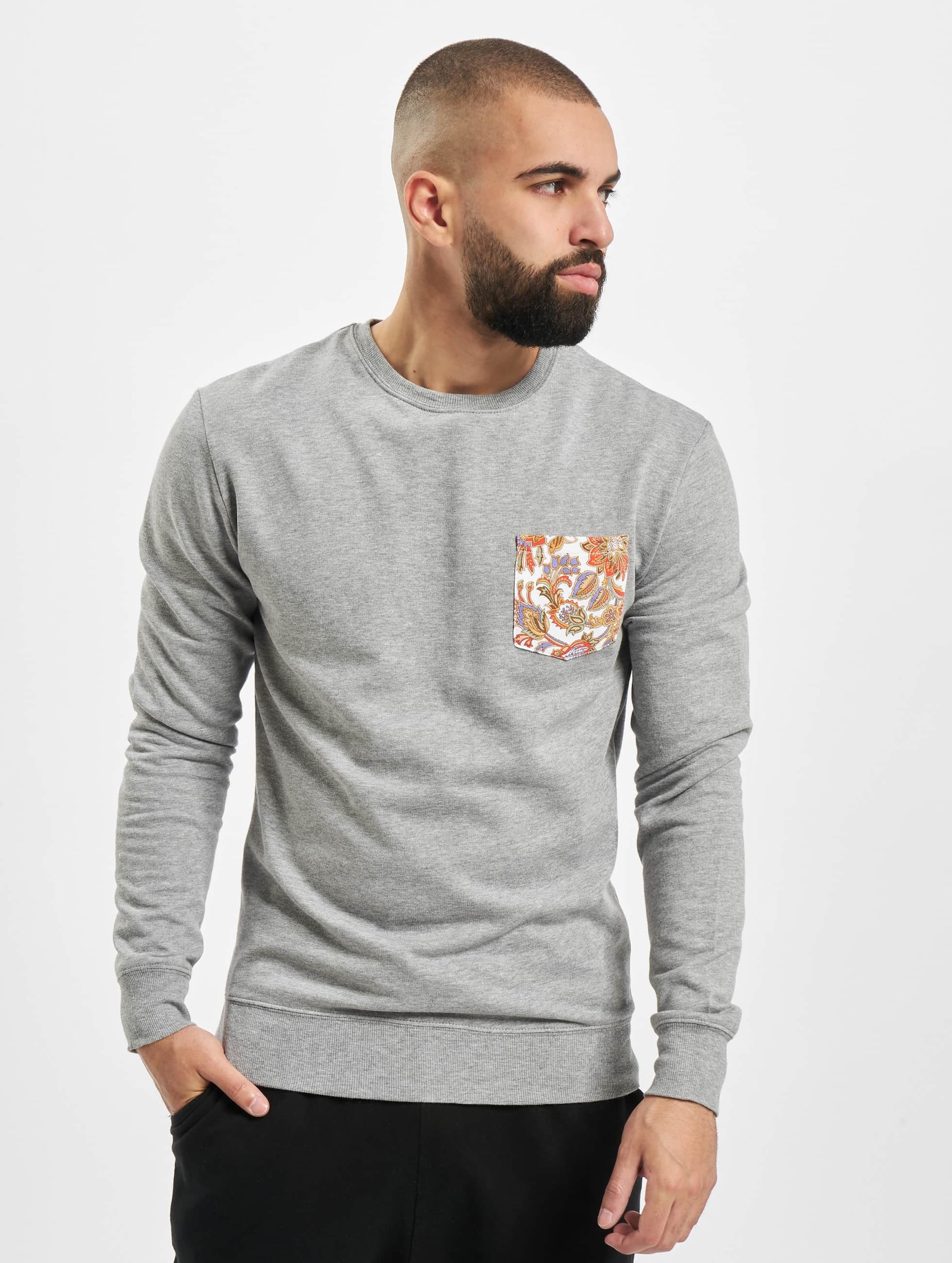 Urban Classics Contrast Pocket Crewneck