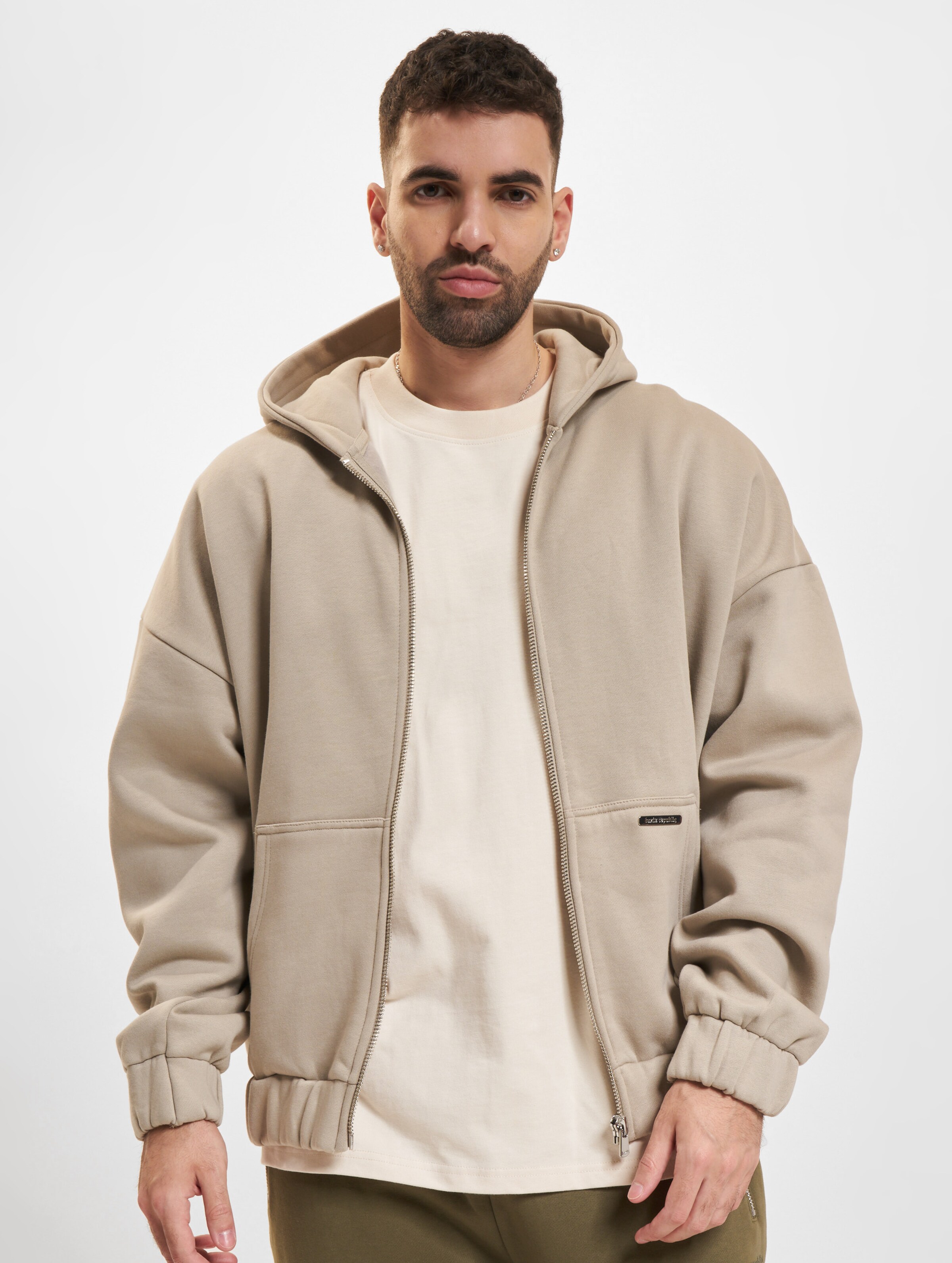 Bazix Republiq Super Heavy Blank Zip-Hoodie