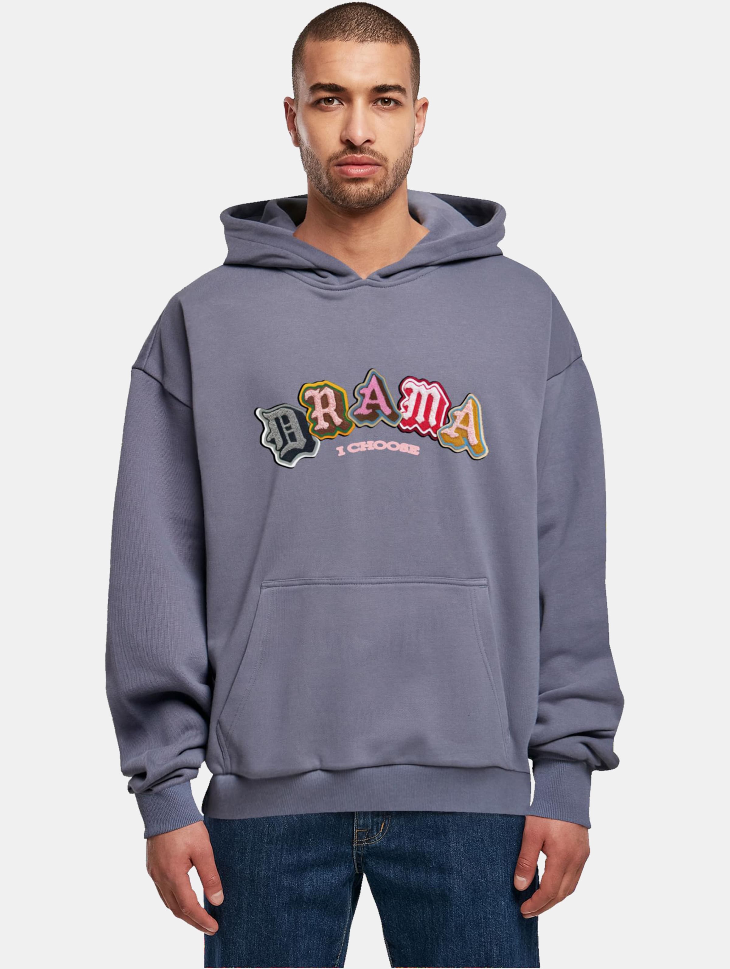 Mister Tee Upscale Drama I choose Ultra Heavy Oversize Hoodie