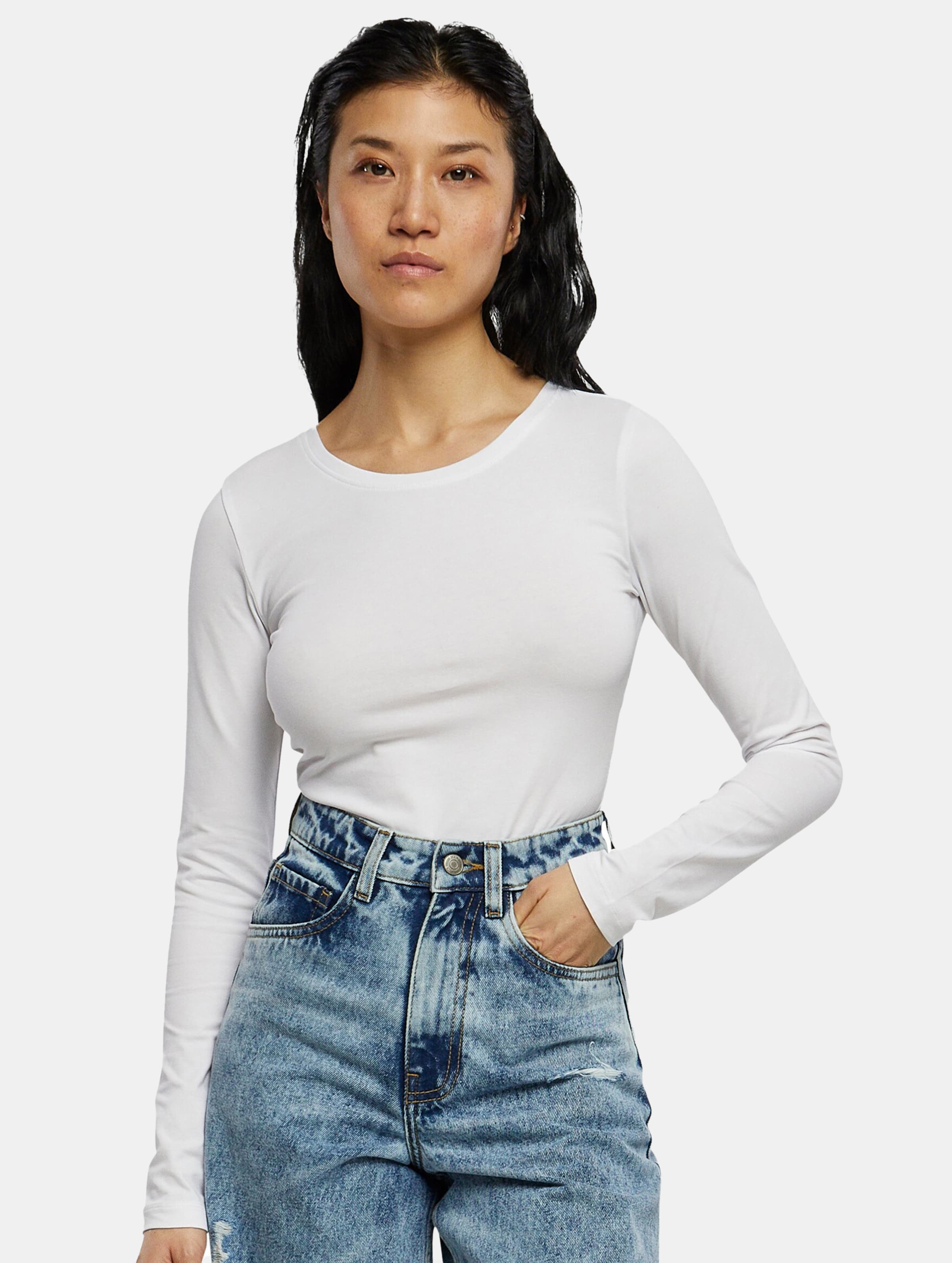 Urban Classics Ladies Stretch Jersey Longsleeve Body