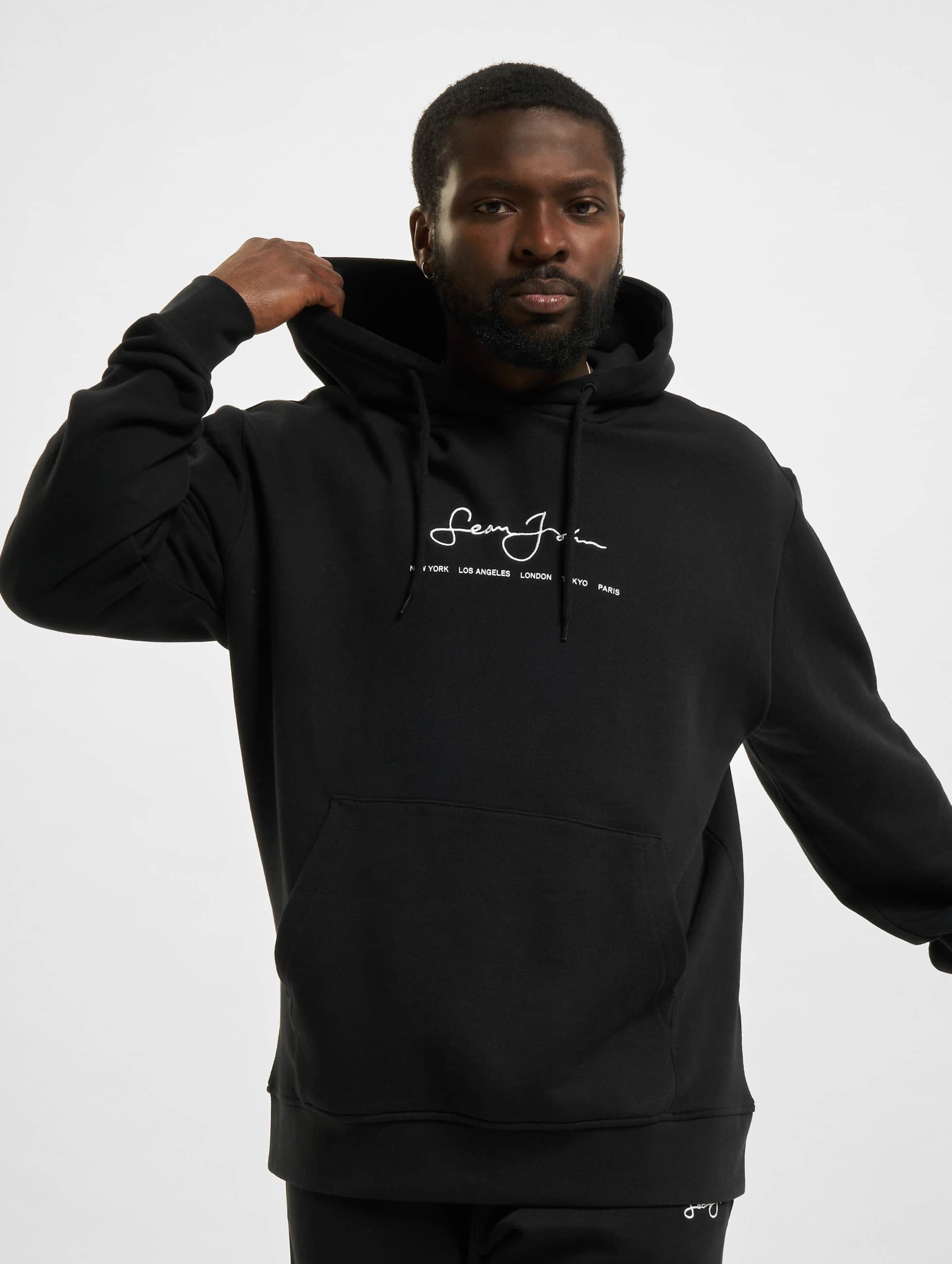 Sean John JM-HD012-001-01 Classic Logo Essential Hoodie