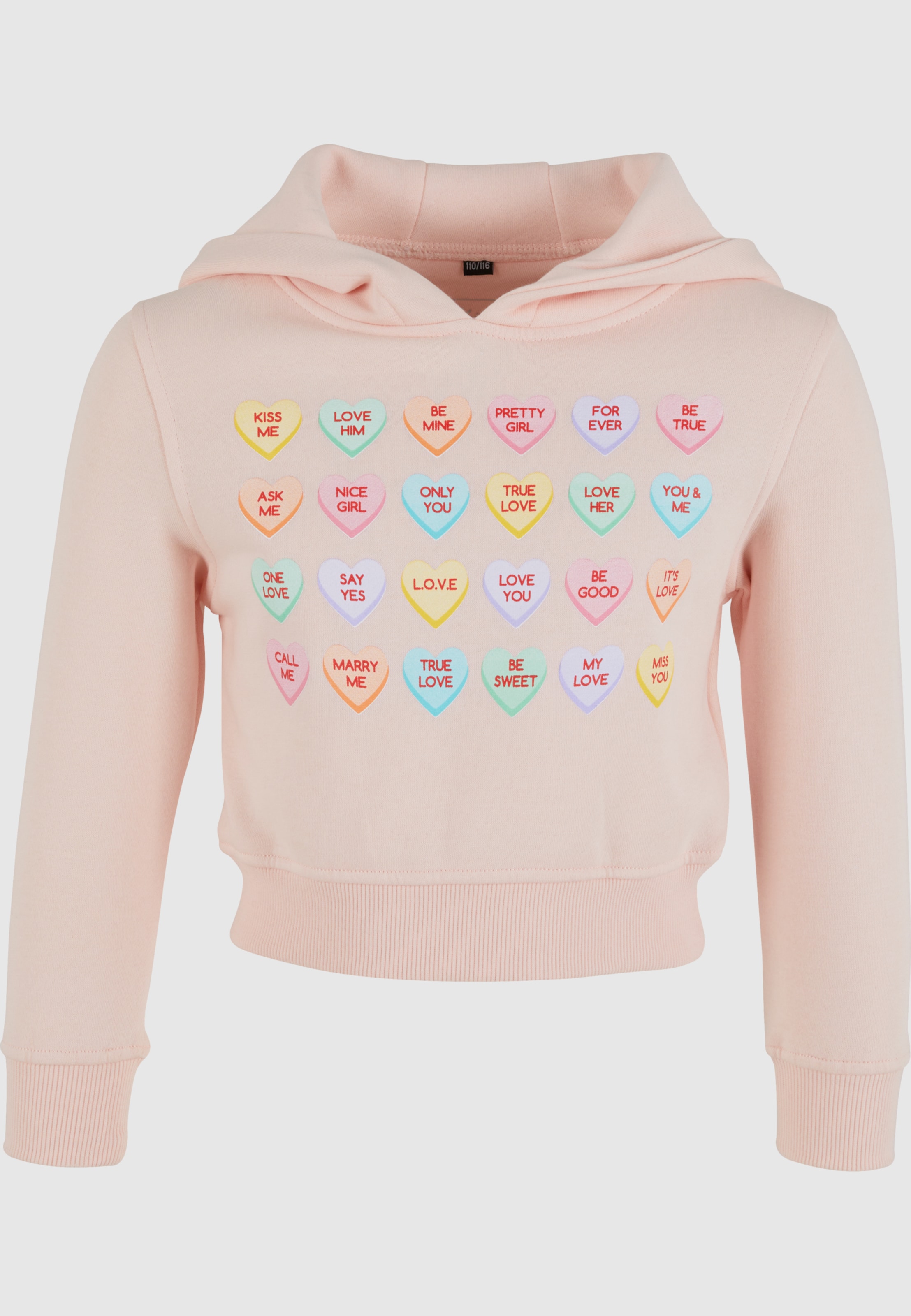 Mister Tee Kids Sweet Heart Candy Cropped Hoody