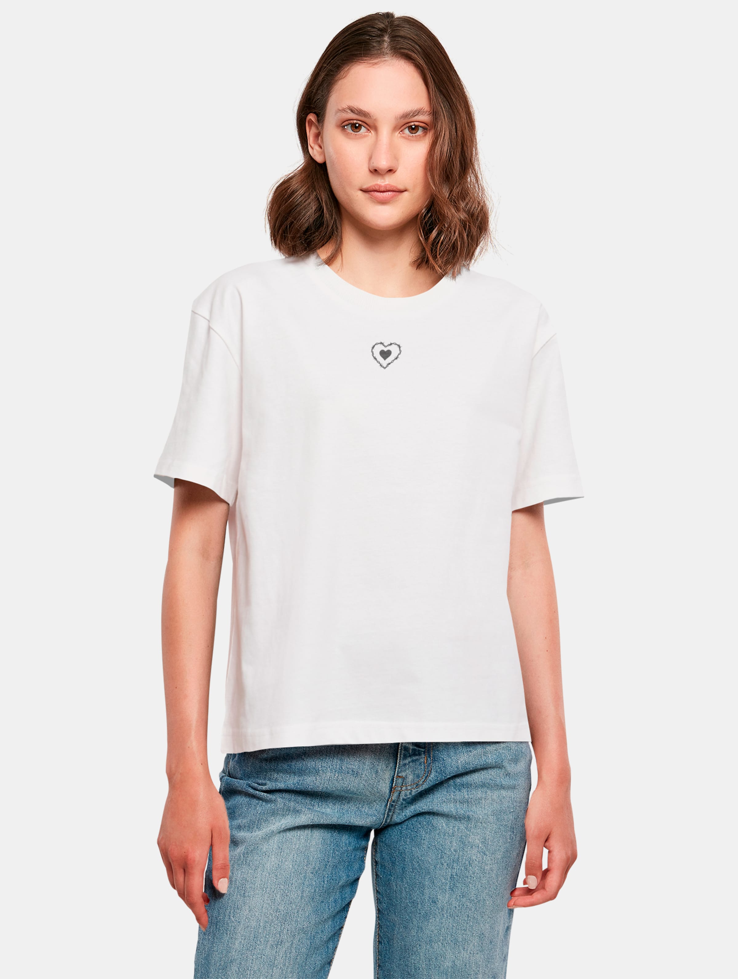 Miss Tee Good Vibes Only Heart T-Shirt