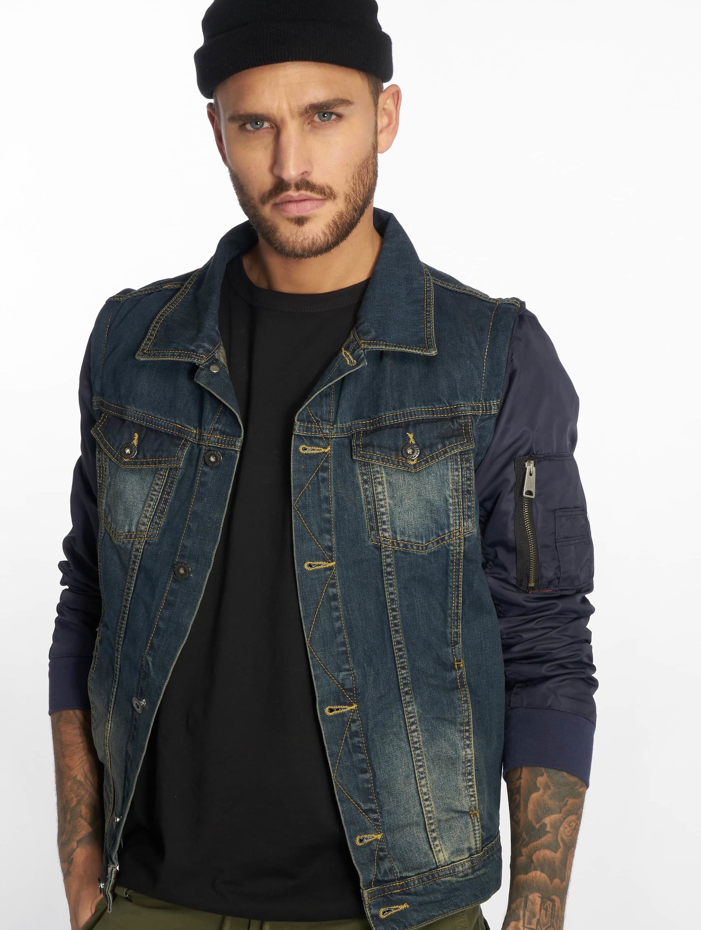 VSCT Clubwear Bomber Sleeves Denim Jacket