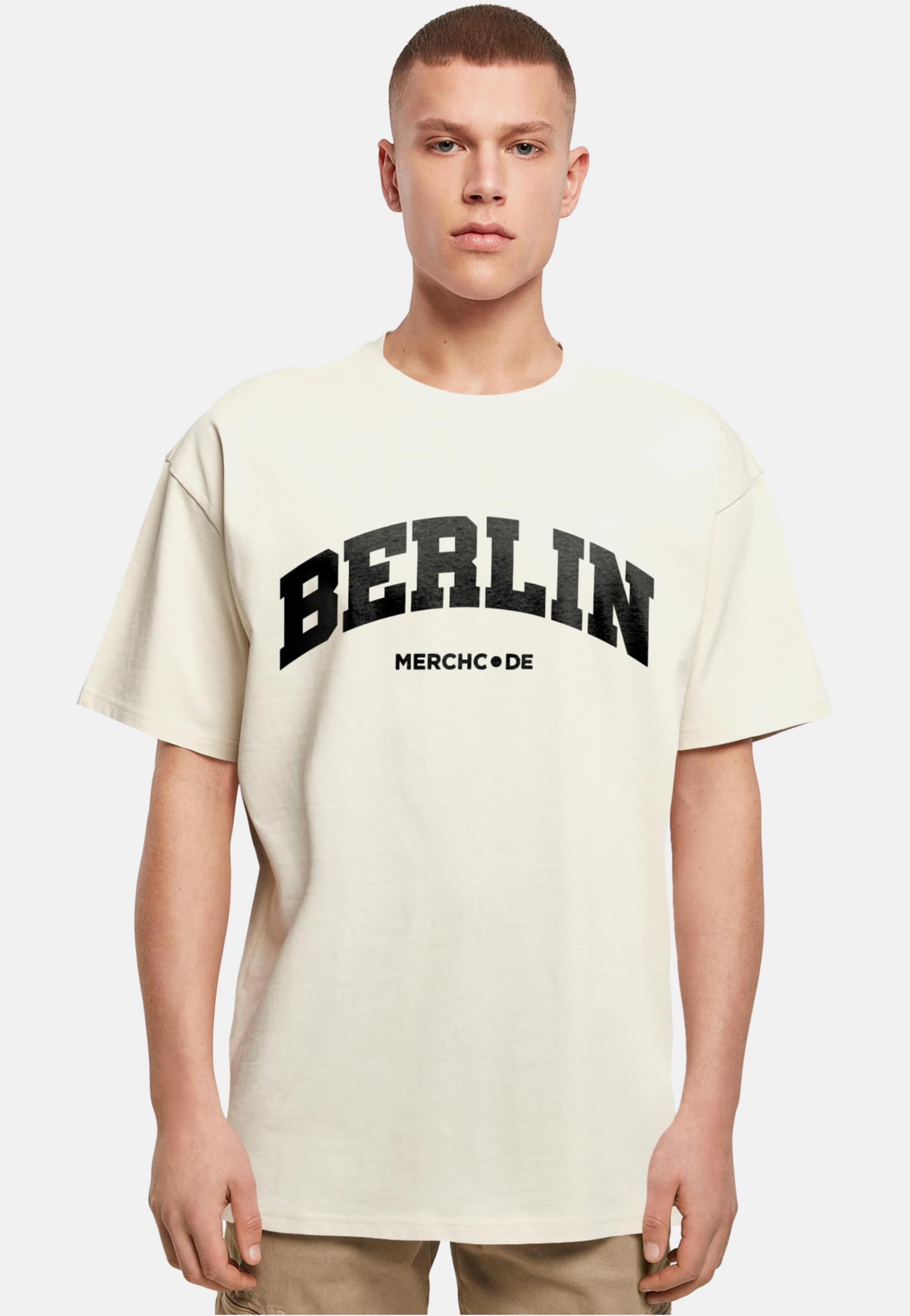 Merchcode Berlin Wording - Heavy Oversize Tee
