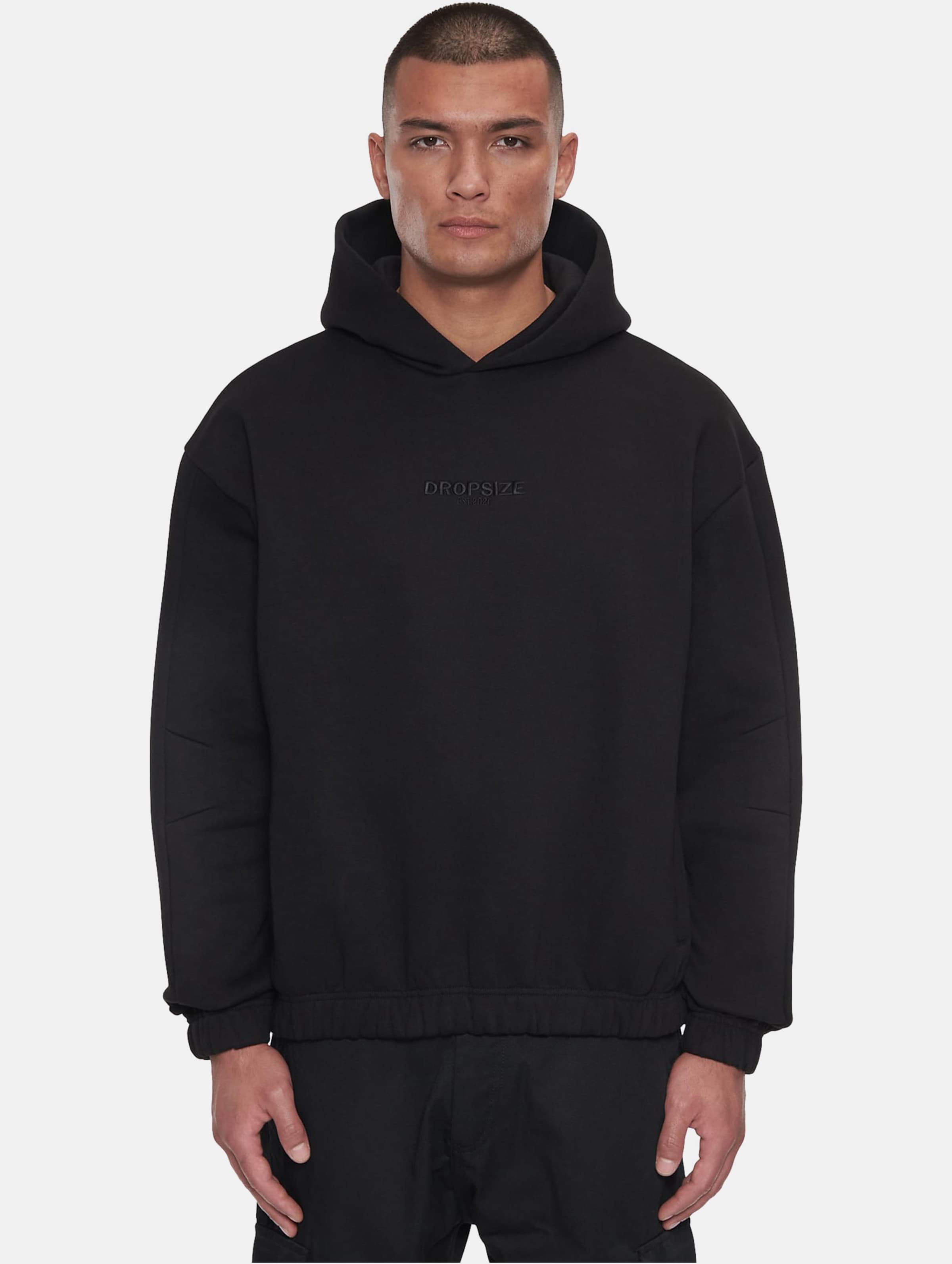 Dropsize HEAVY OVERSIZE HD PRINT x RUBBER PATCH HOODIE
