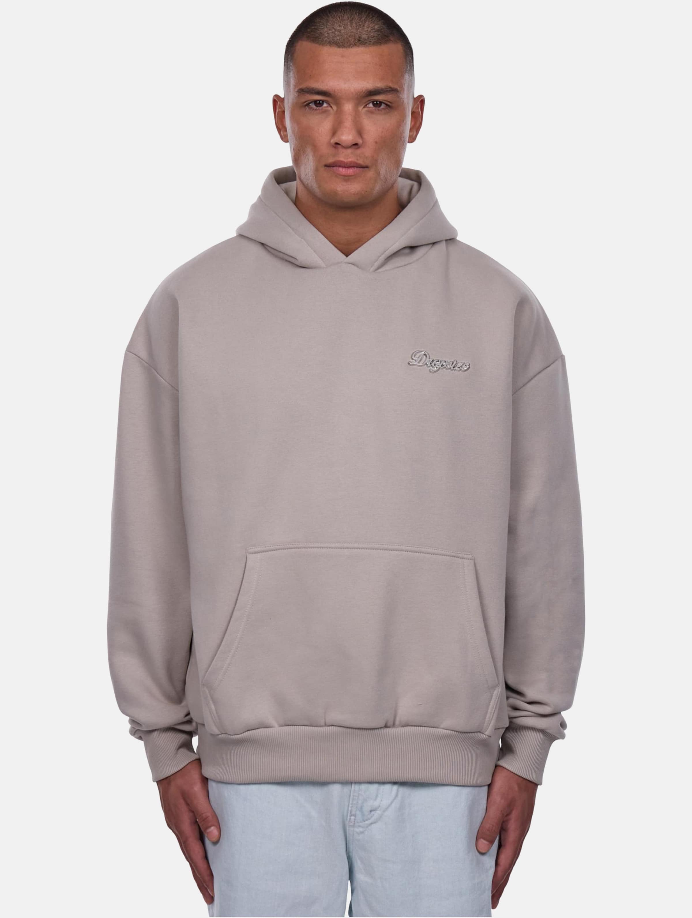 Dropsize HEAVY OVERSIZE SCRIPT LOGO HOODIE
