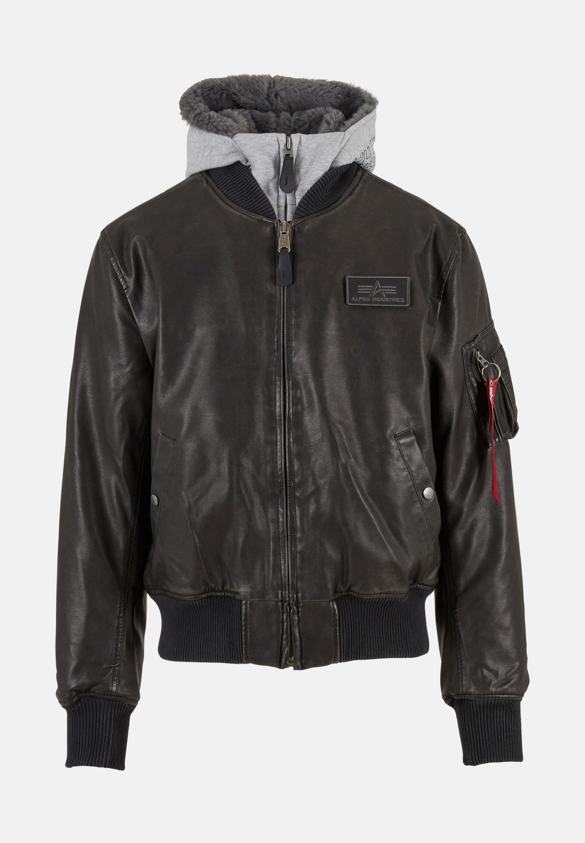 Alpha Industries MA-1 D-Tec FL Lederjacke