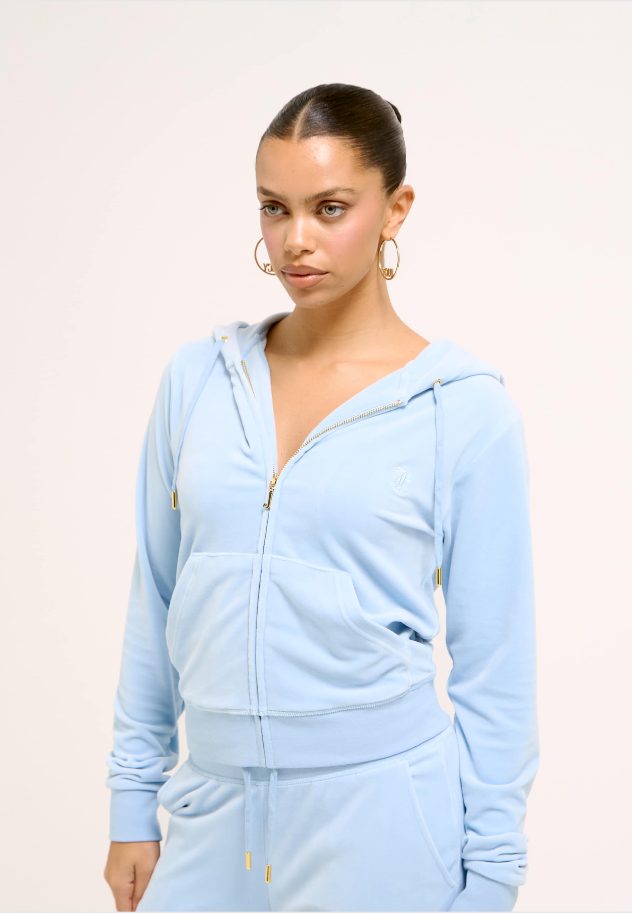 Juicy Couture DACH ADDISON VELOUR ZIP HOODIE