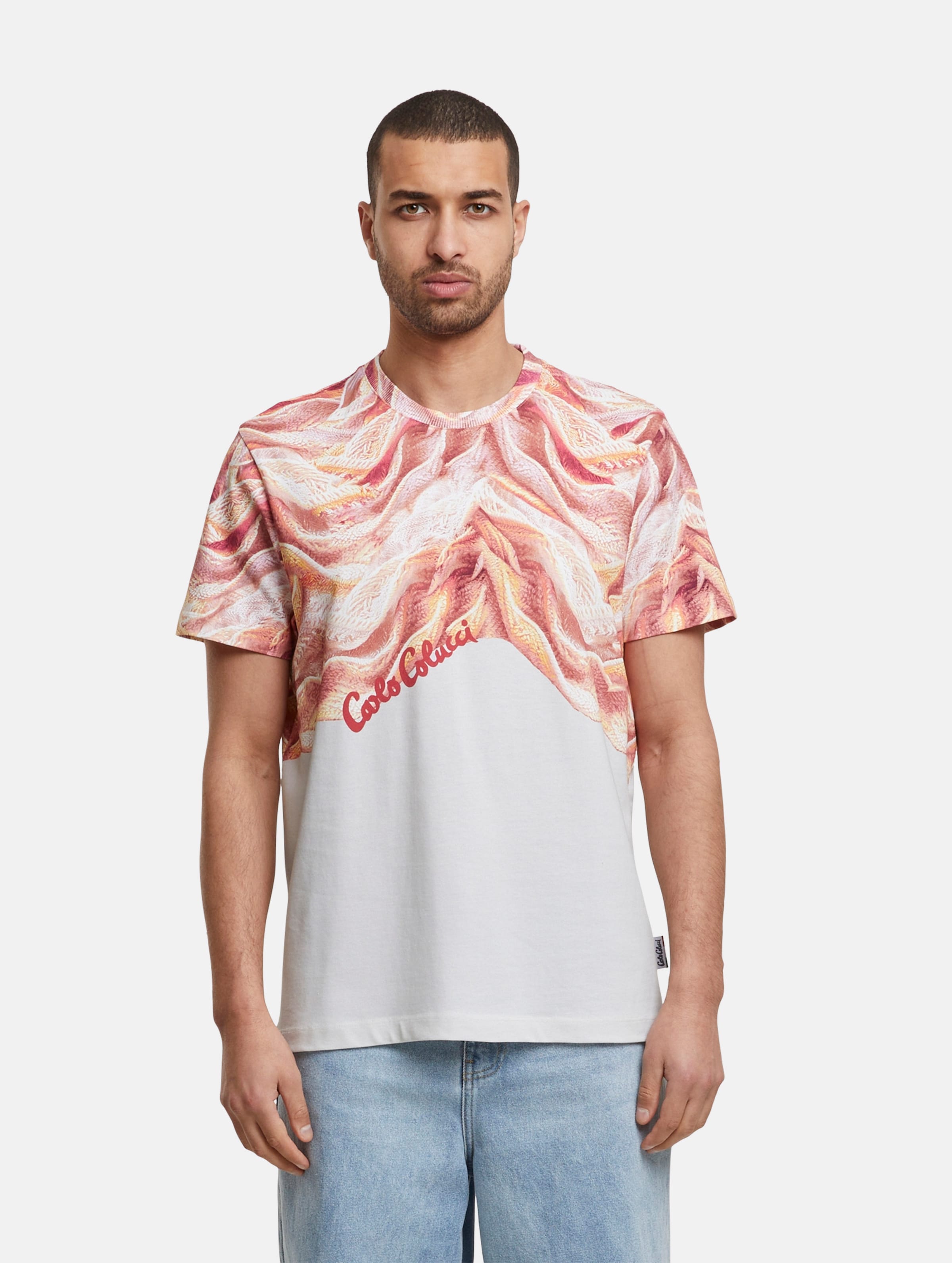 Carlo Colucci Artificial Knit T-Shirt