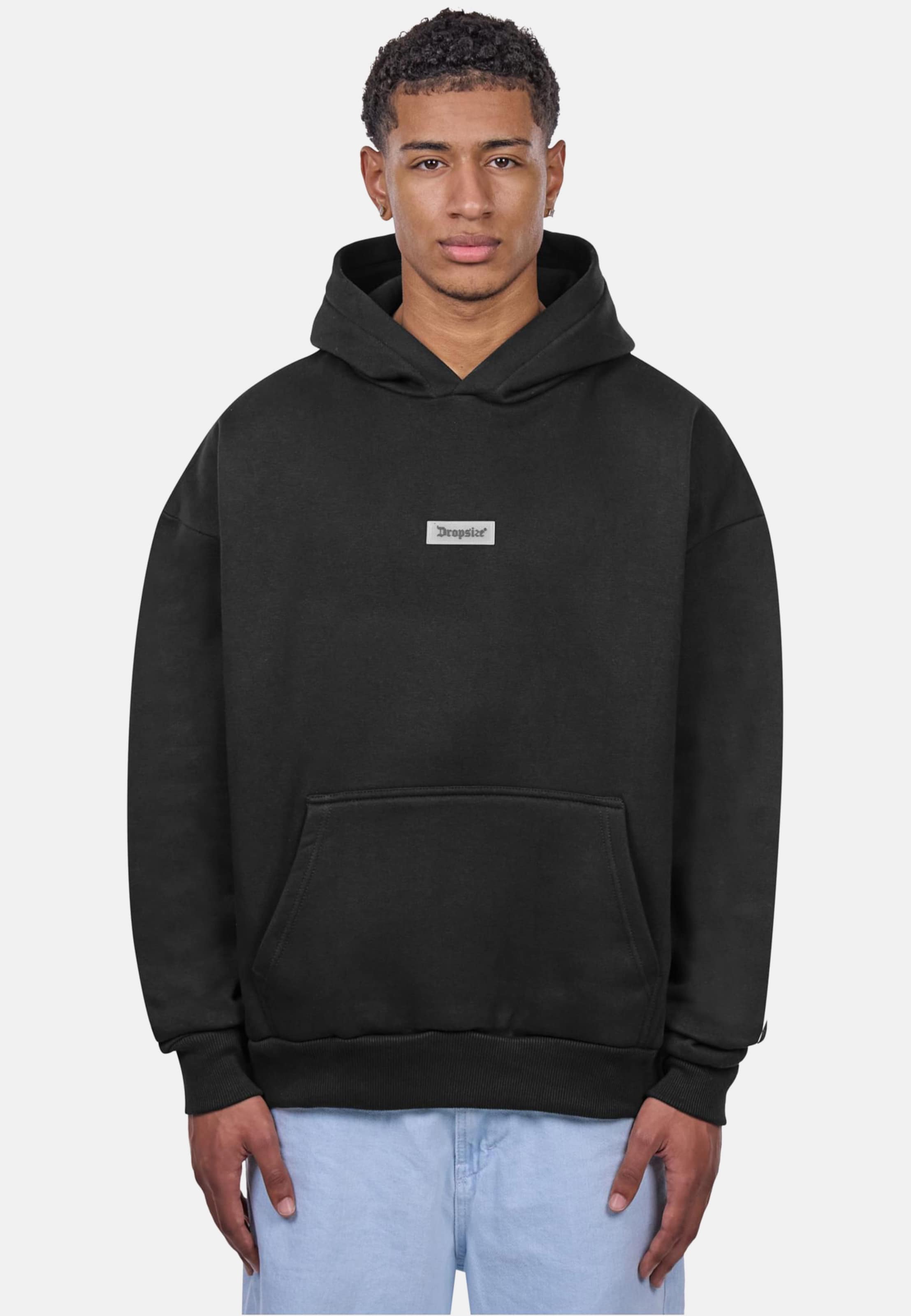 Dropsize HEAVY OVERSIZE MIDDLE RUBBER PATCH HOODIE
