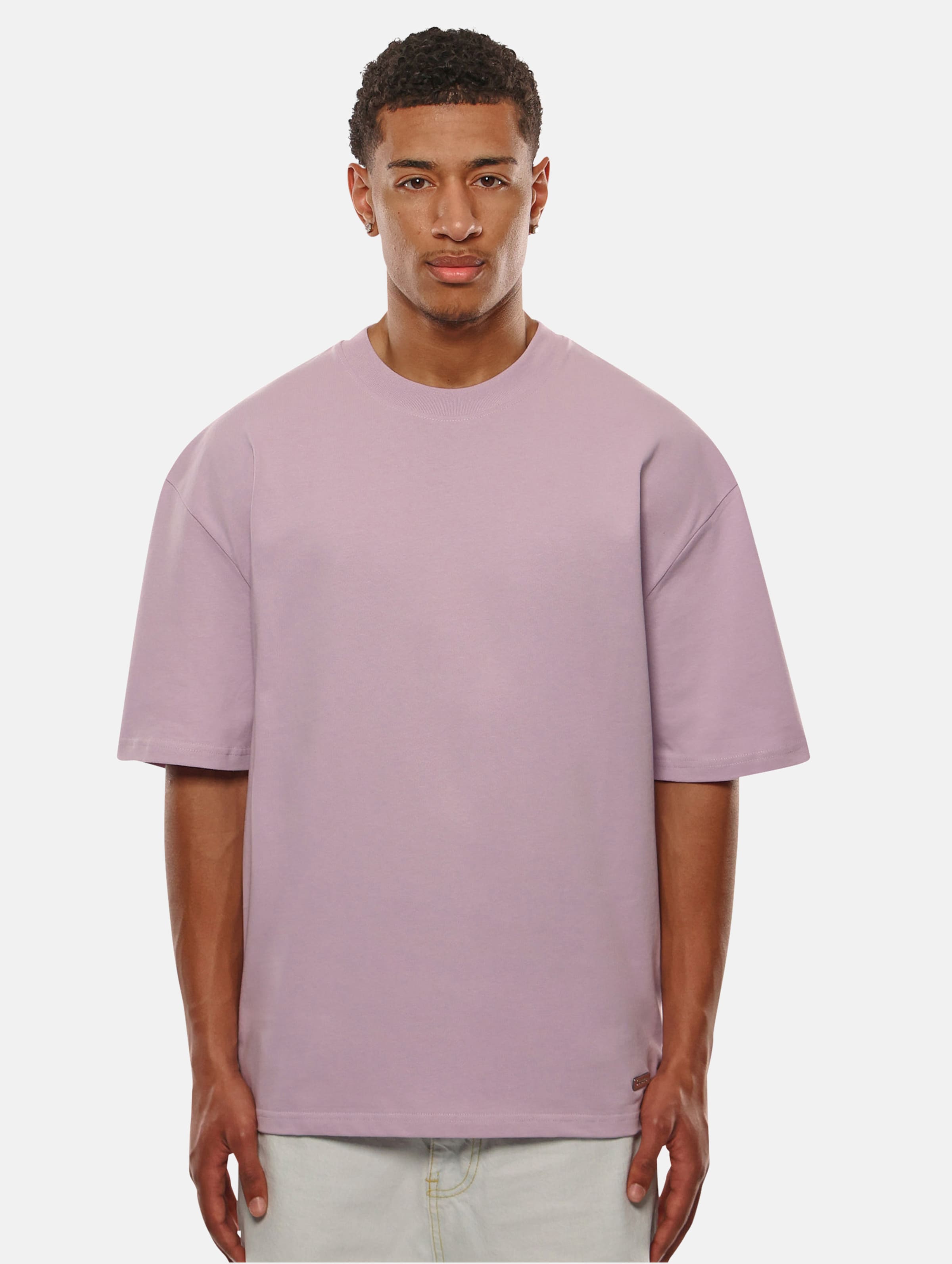 Dropsize Heavy Oversize Metal Patch Basic T-Shirt