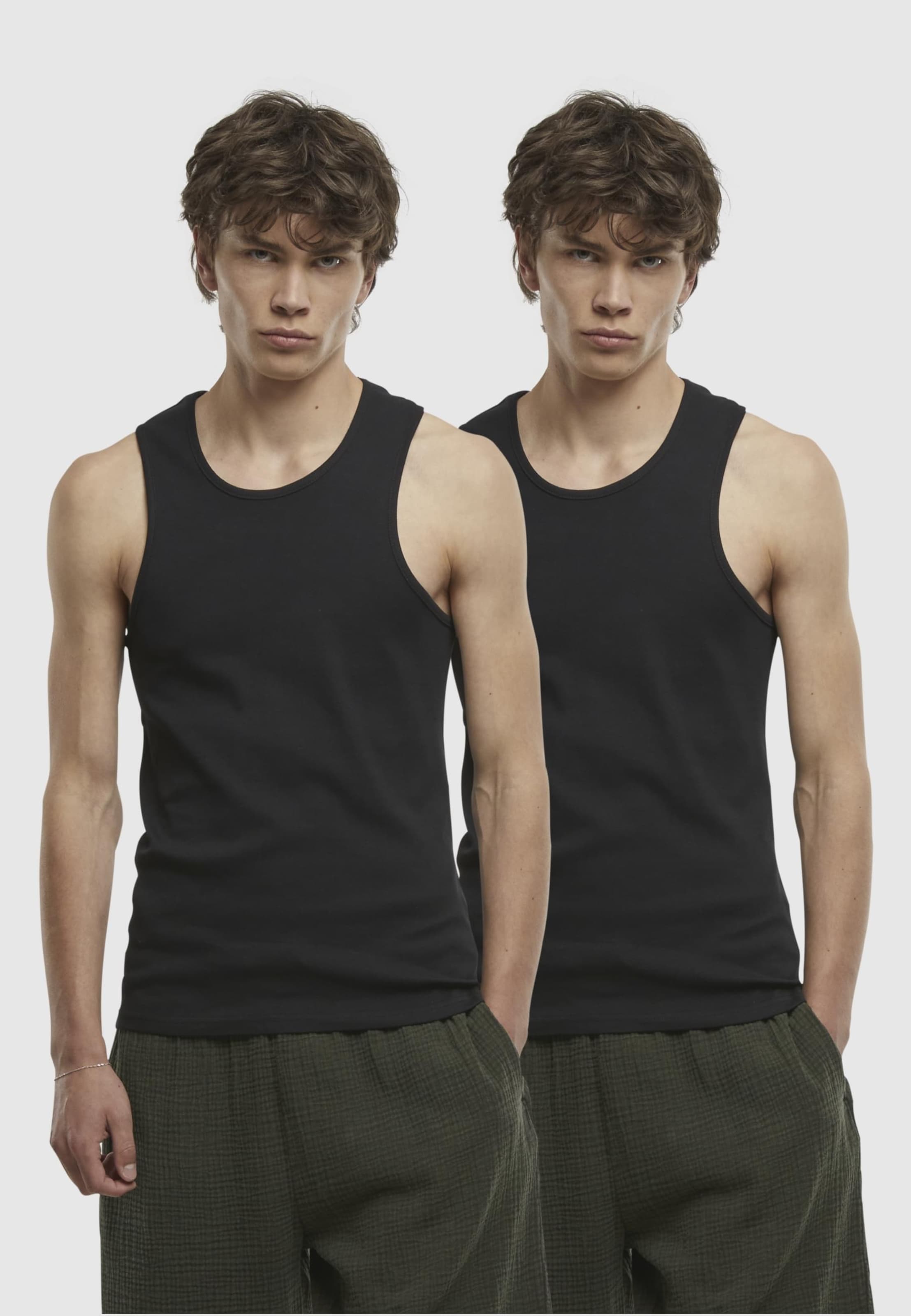 Urban Classics Ribbed Undershirt 2-Pack