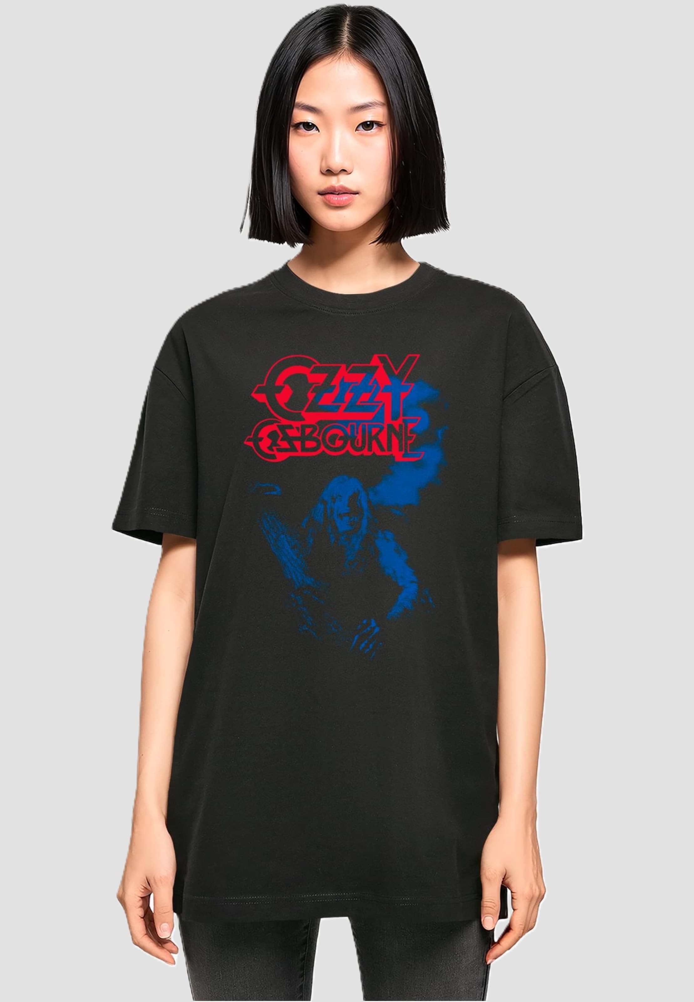 Merchcode Ladies Ozzy Osbourne - Bark At The Moon Oversized Boyfriend Tee