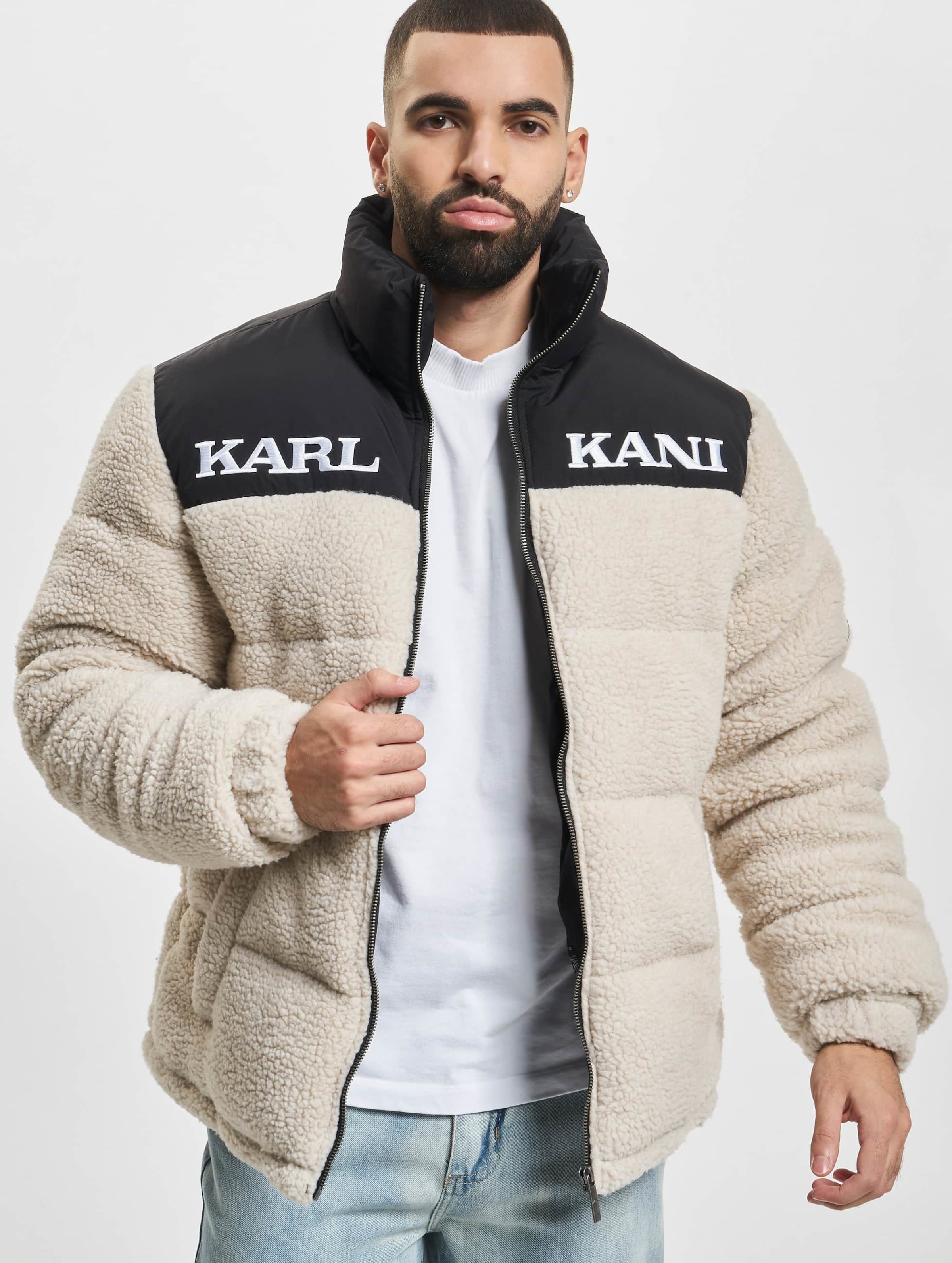 Karl Kani Retro Reversible Teddy Puffer Jacket