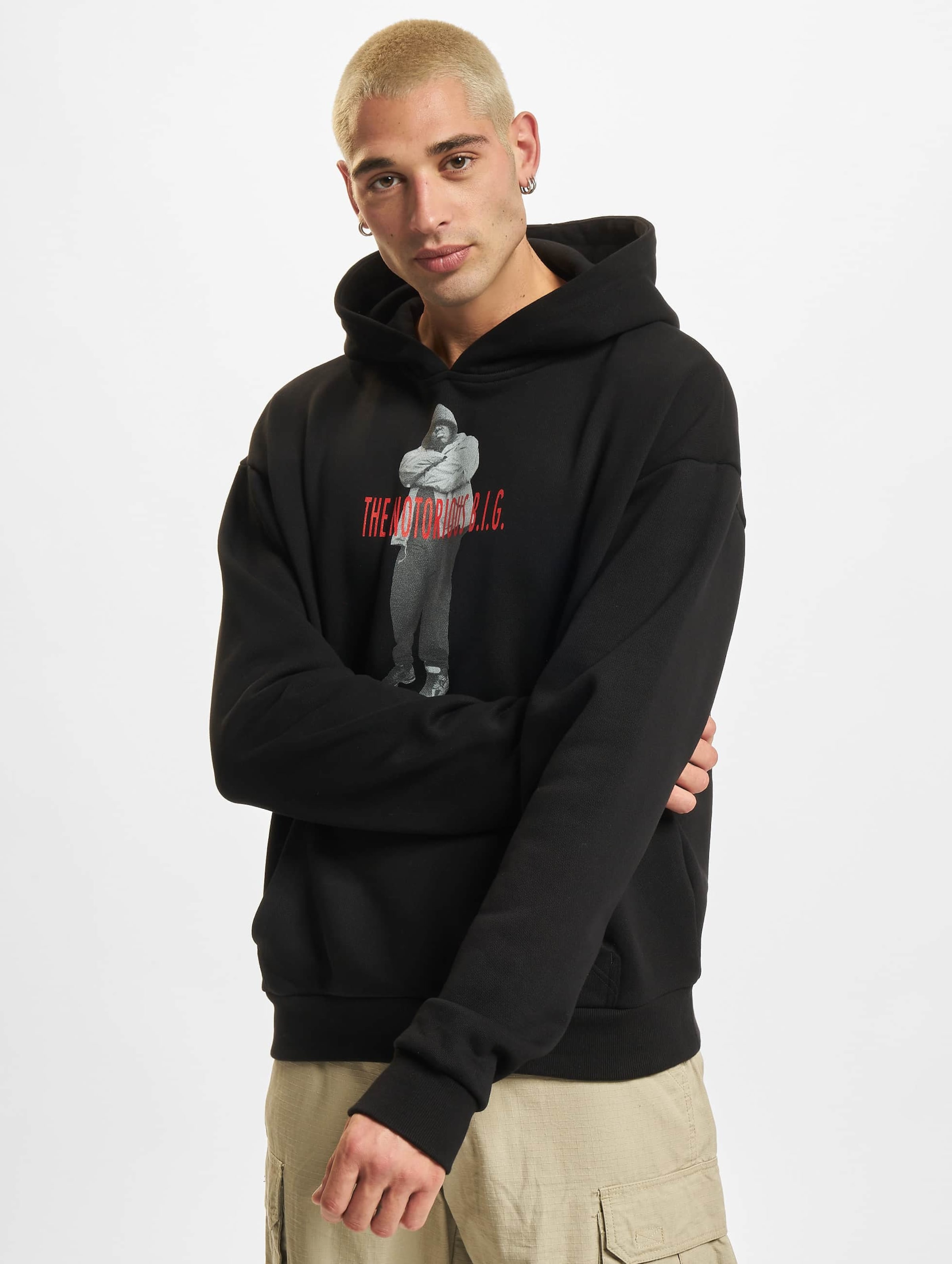 Mister Tee Biggie Smalls Concrete Heavy Oversize Hoody