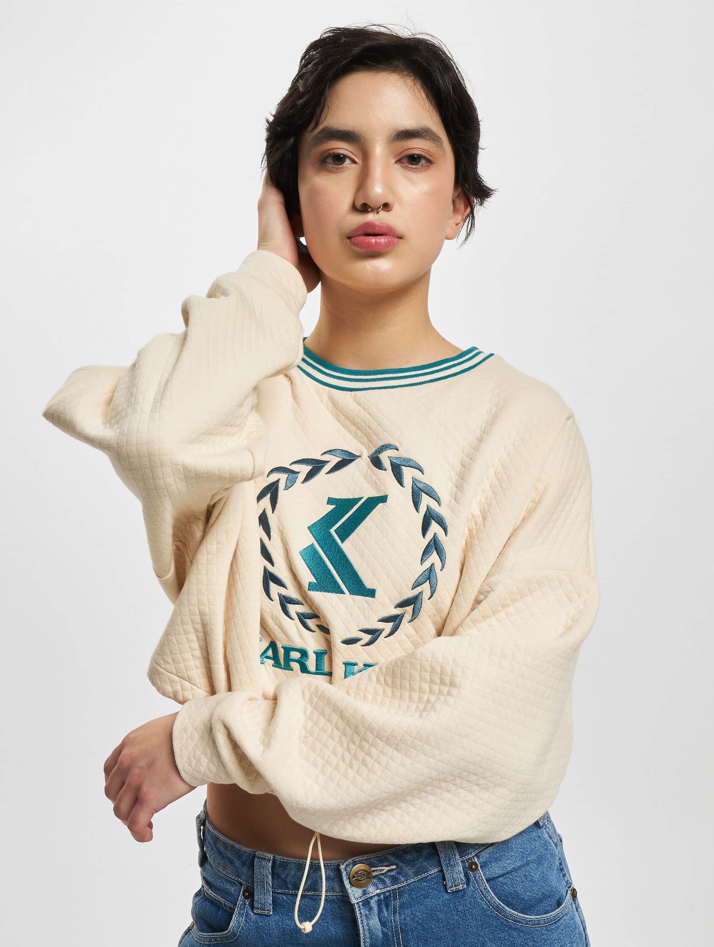 Karl Kani KW224-004-2 KK Retro Emblem Crew Rhombus Pullover