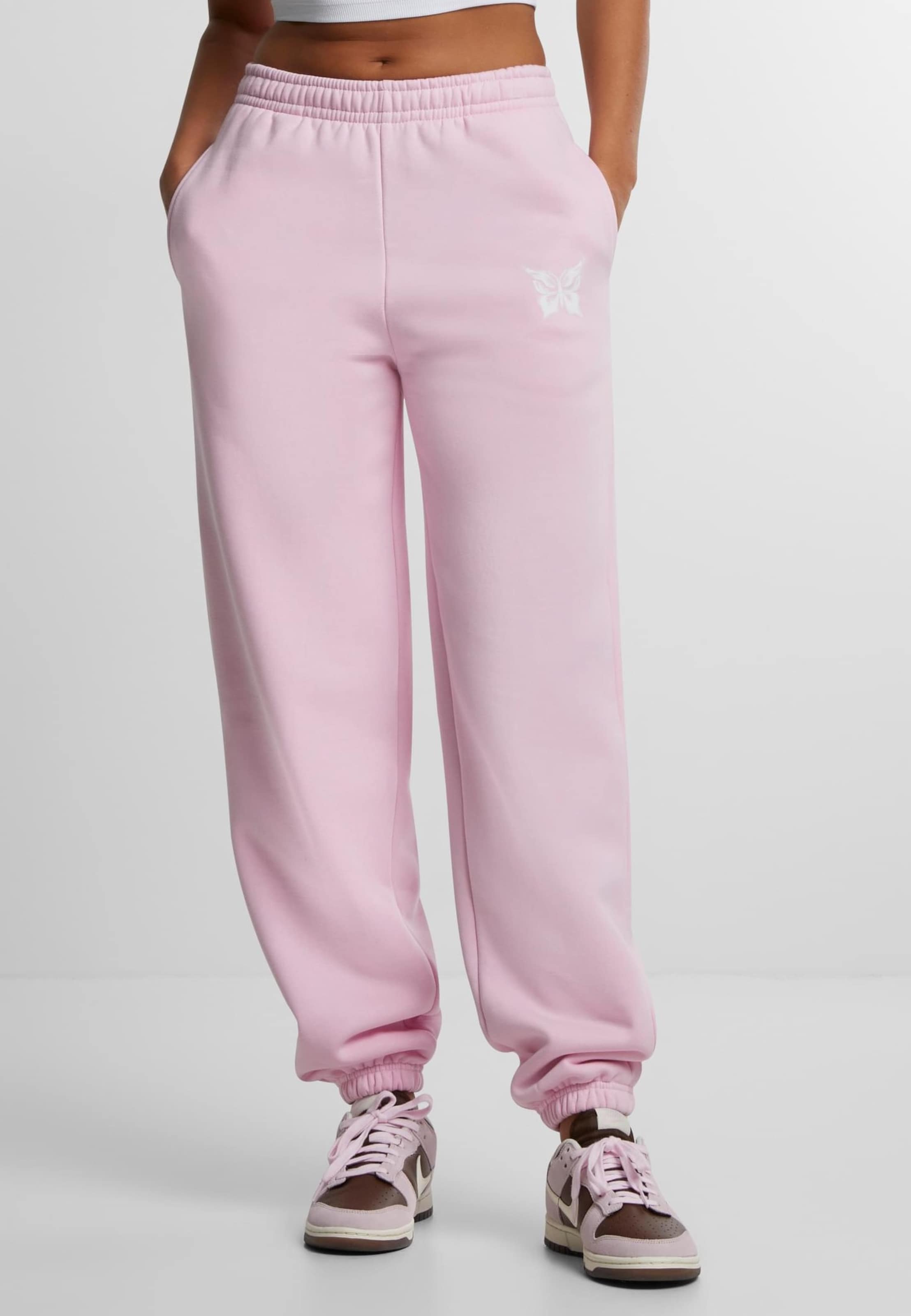 Miss Tee Karma Butterfly Ladies Fluffy Sweatpants