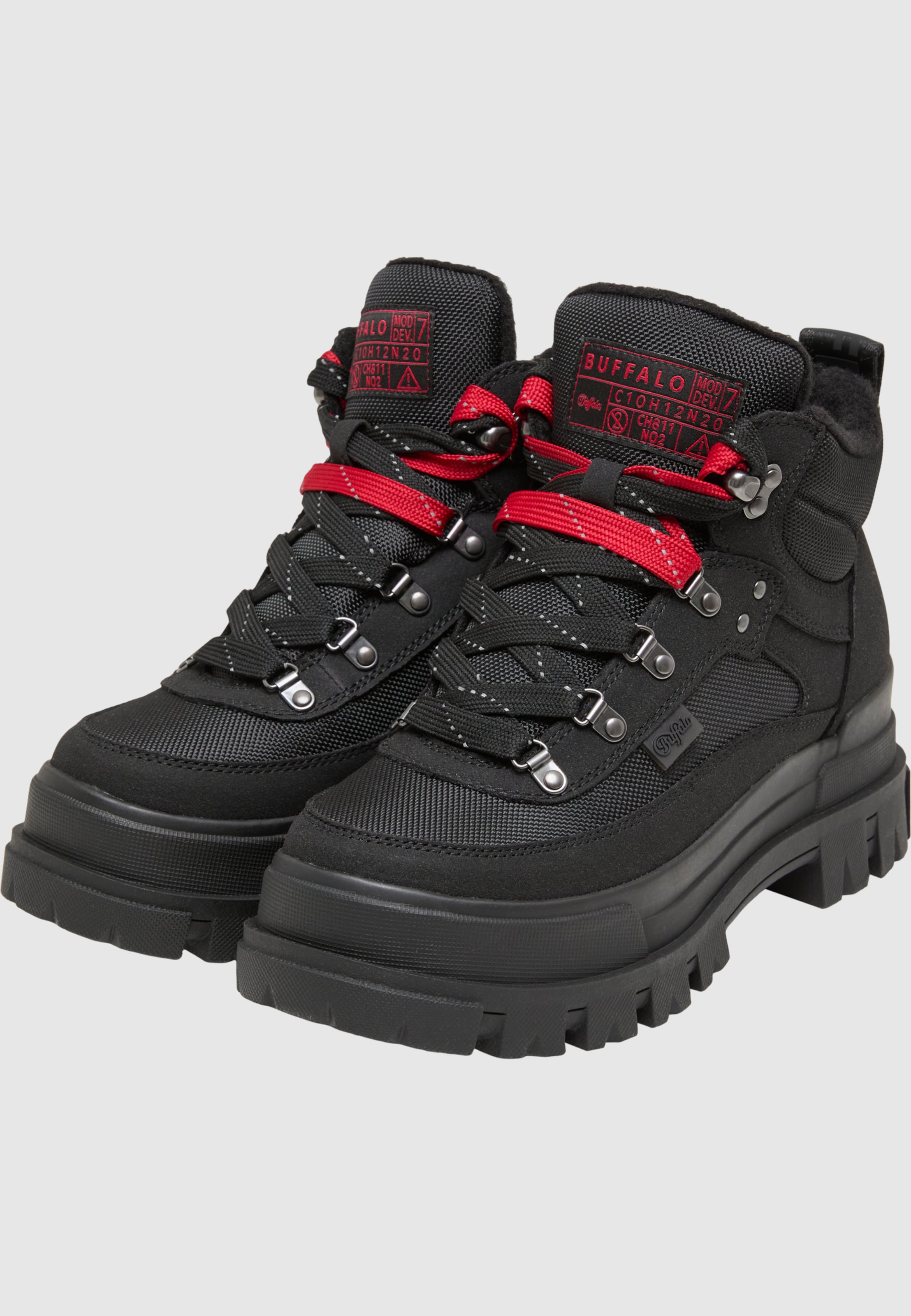 Buffalo ASPHA COM HIKE MID - VEGAN NUBUCK/ NYLON