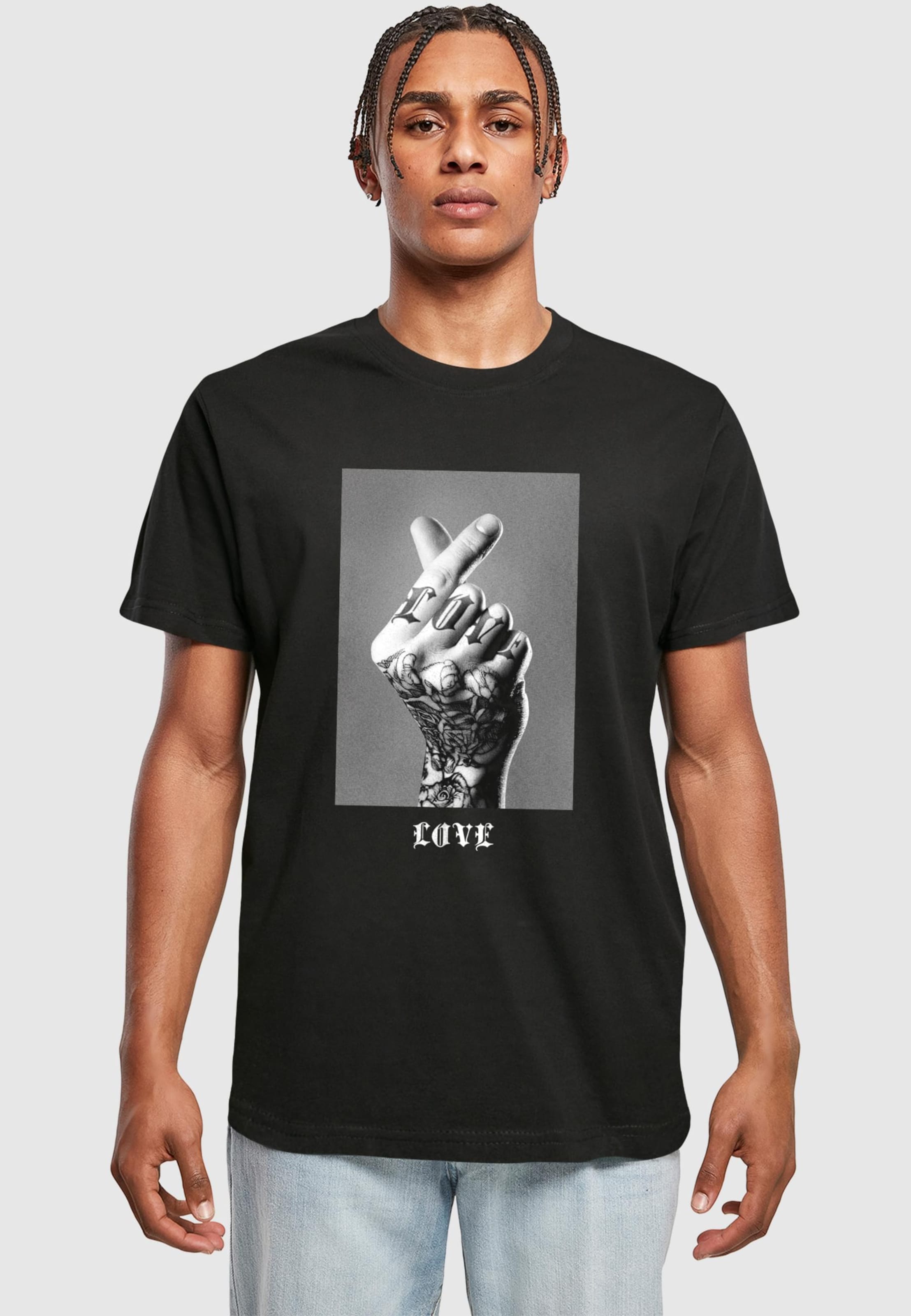 Mister Tee Tattoed Love Sign