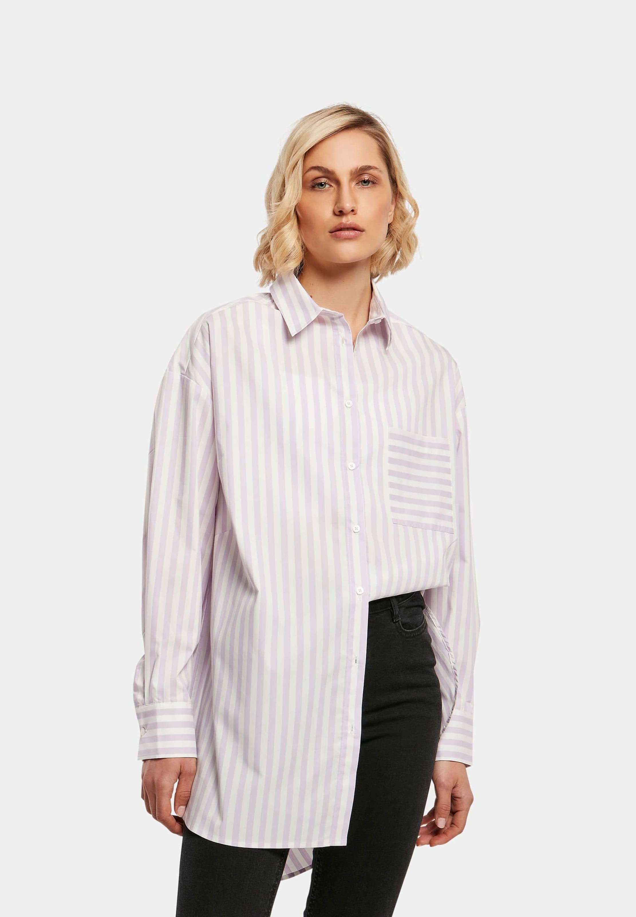 Urban Classics Ladies Oversized Stripe Shirt