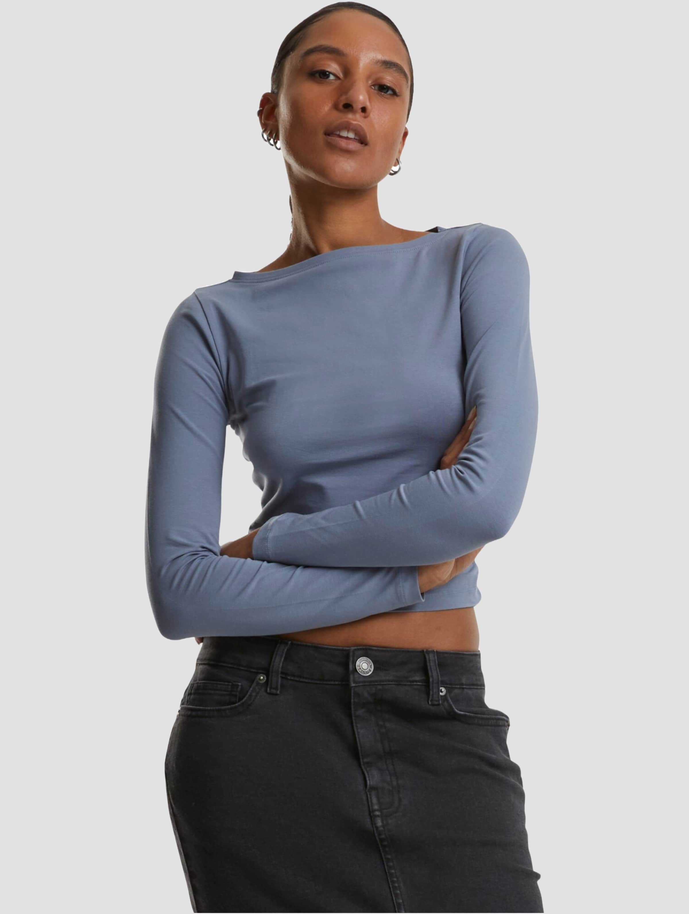 Urban Classics Ladies Ruffled Super Slim Longsleeve