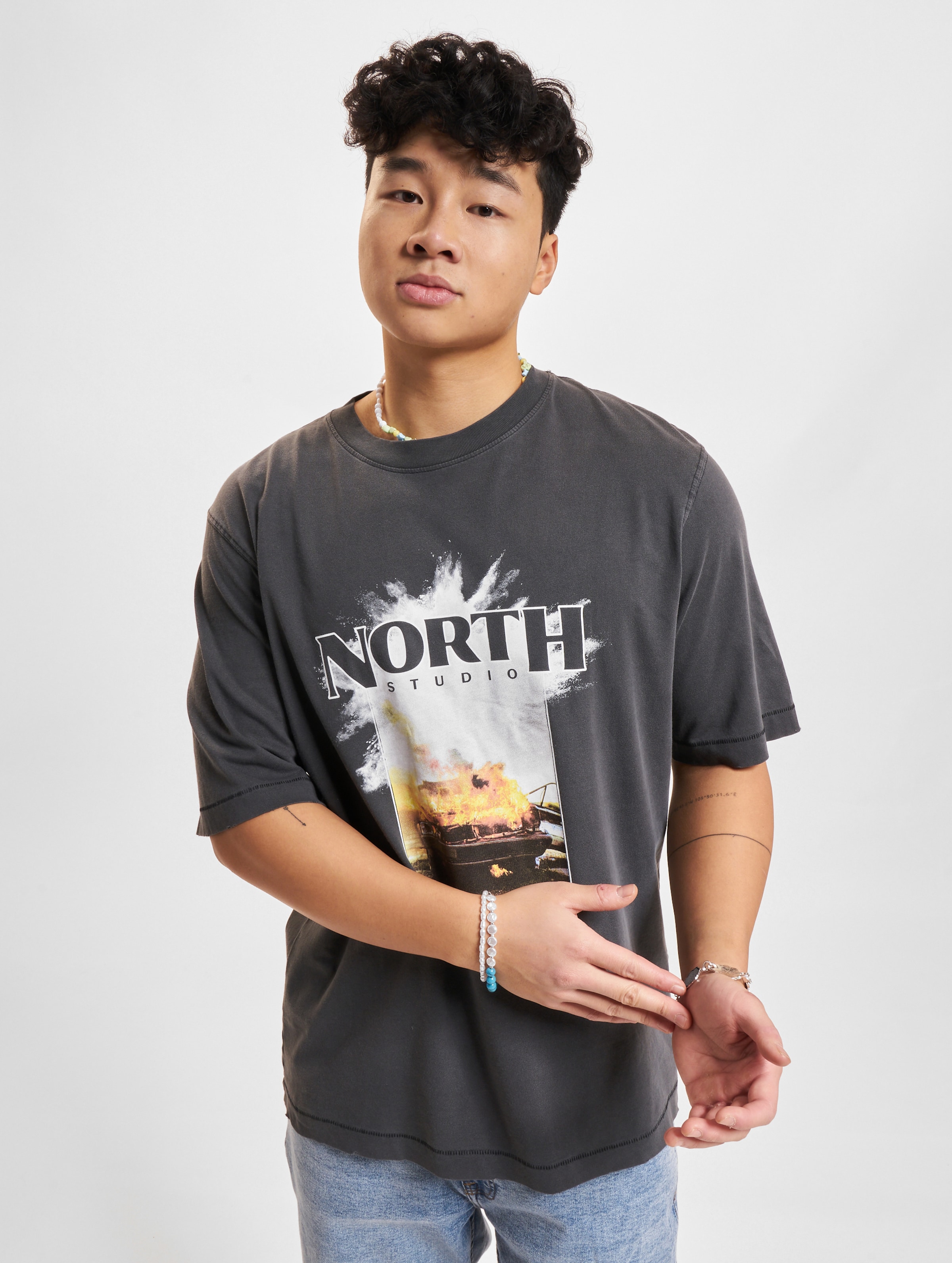 Jack & Jones Racer Photo Crew Neck T-Shirt