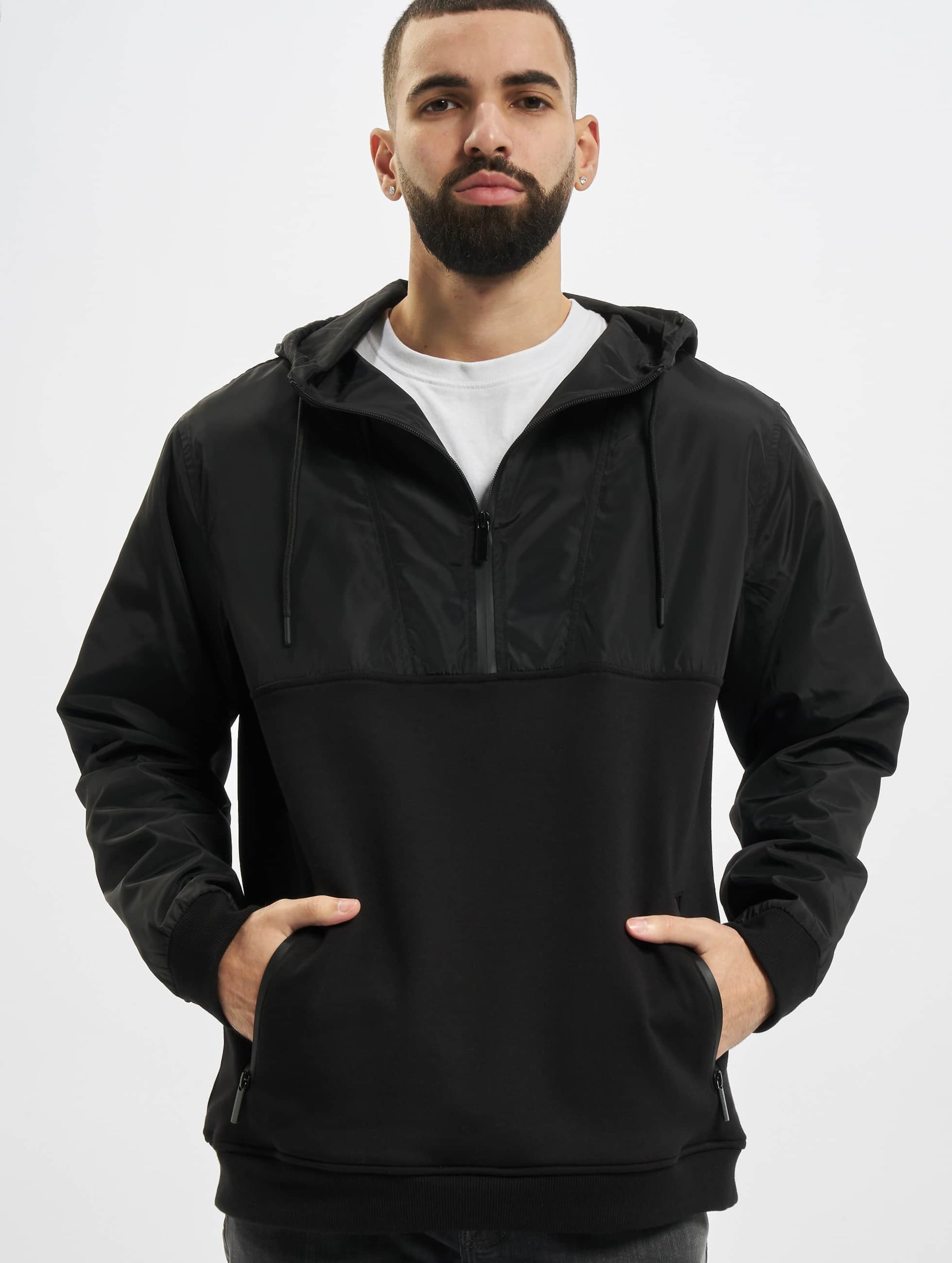 Urban Classics Military Half Zip Hoody