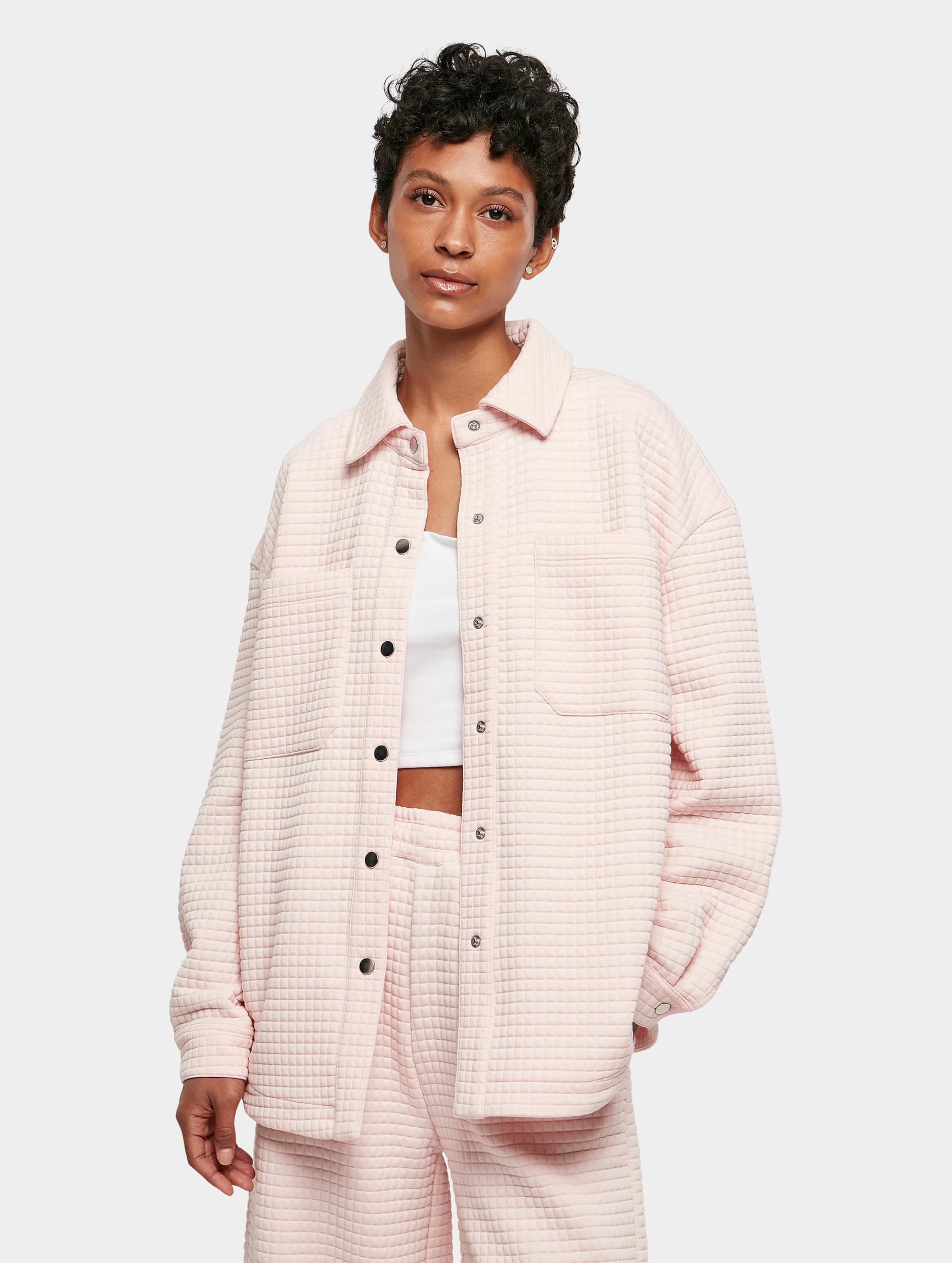 Urban Classics Ladies Quilted Sweat Overshirt