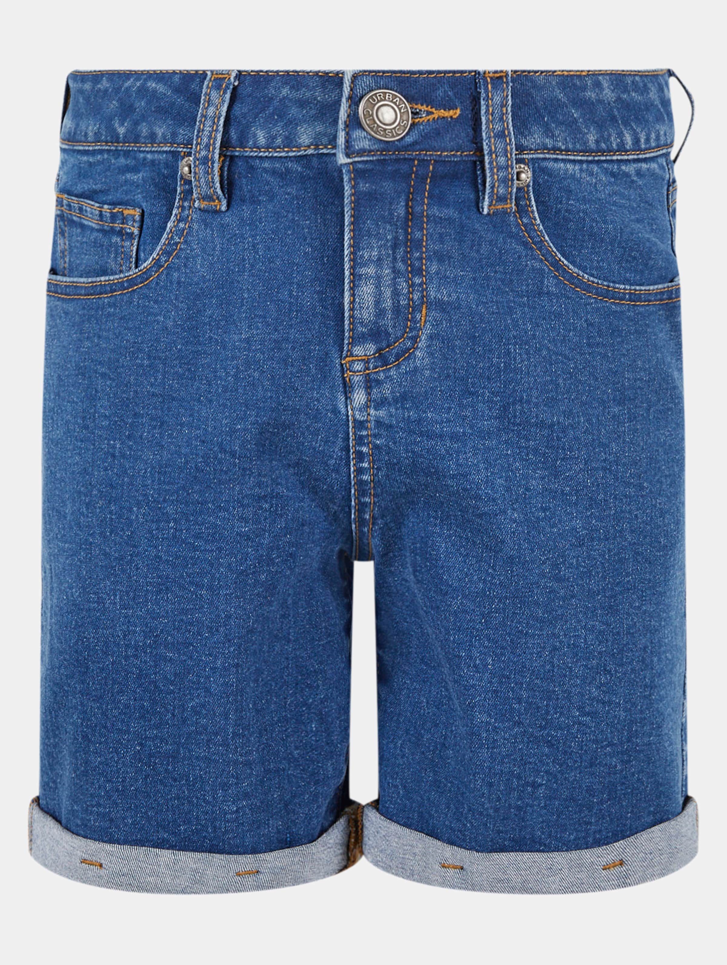 Urban Classics Girls Organic Stretch 5 Pocket Jeans Short