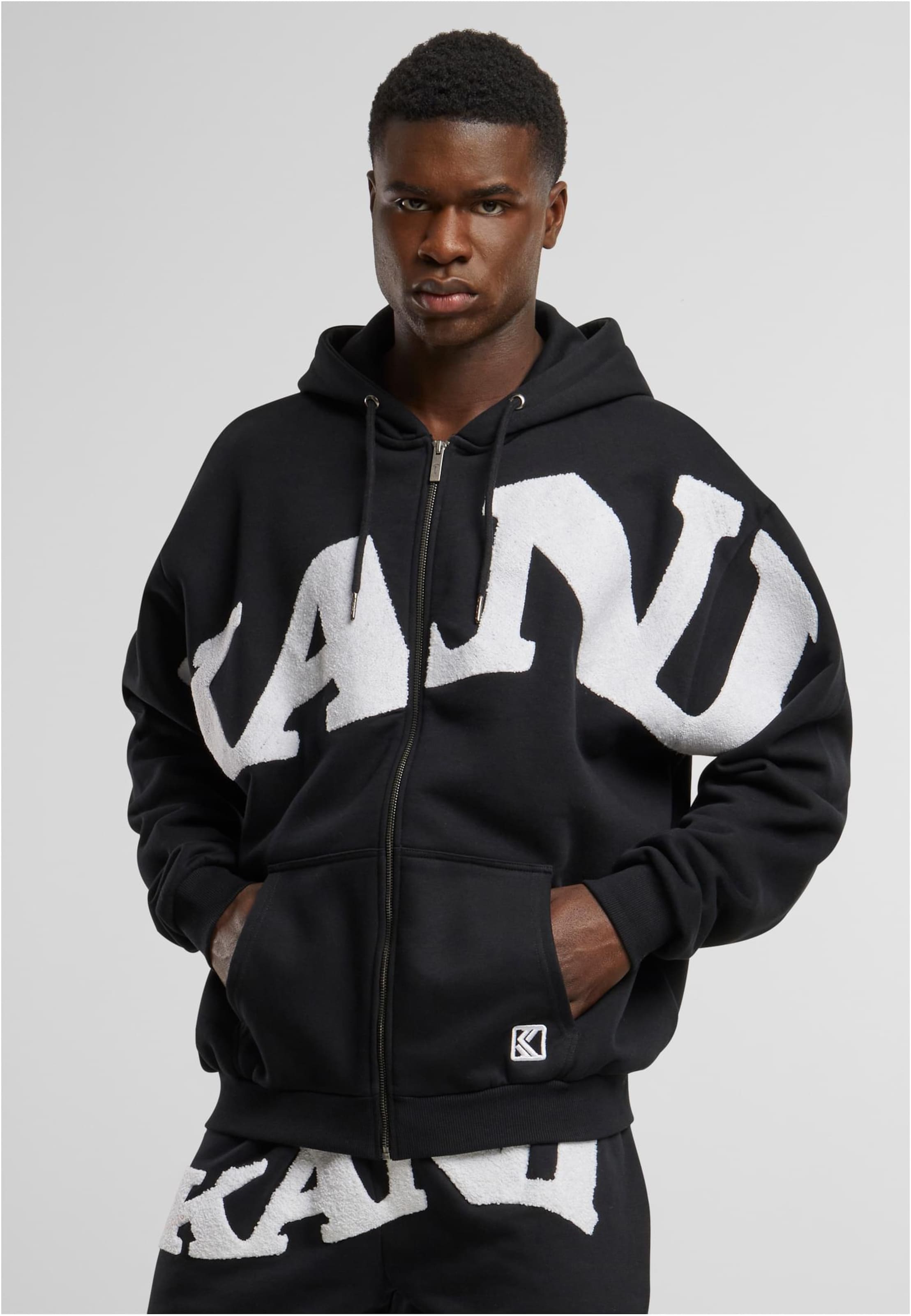 Karl Kani KK Wavy Retro Os Full Zip Hoodie